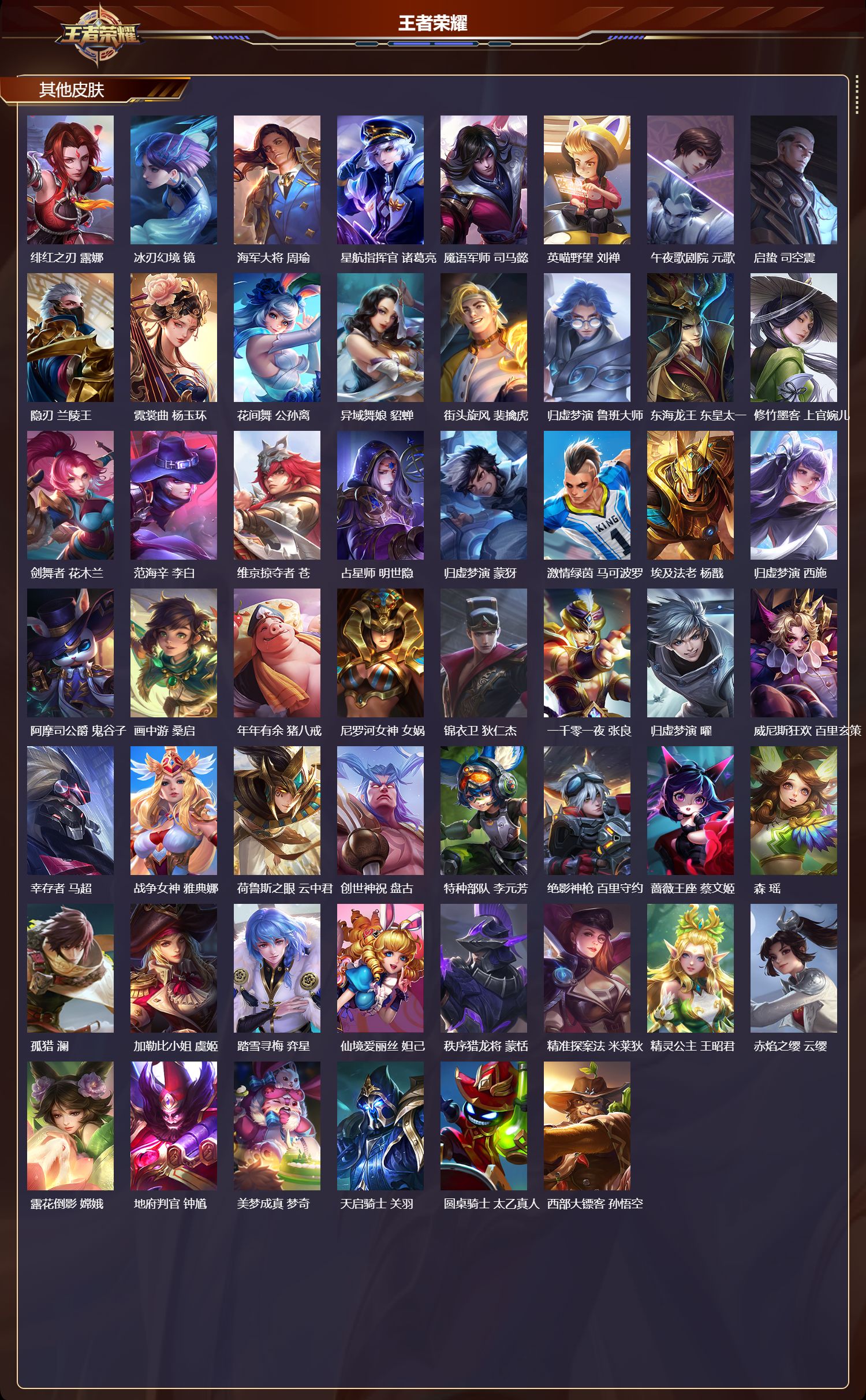 WZMK4303159王者荣耀账号详情图5