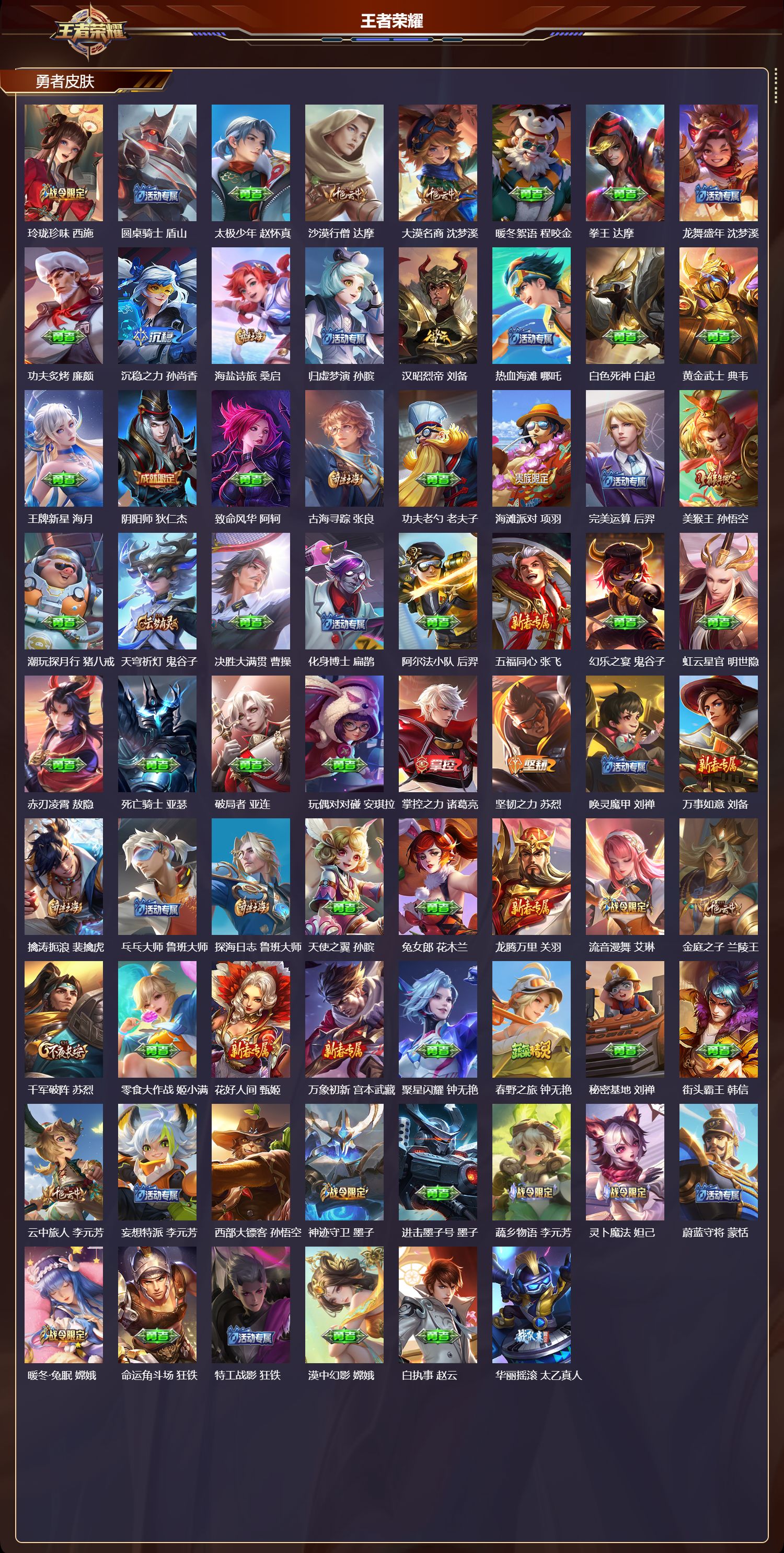 WZMK4303215王者荣耀账号详情图2