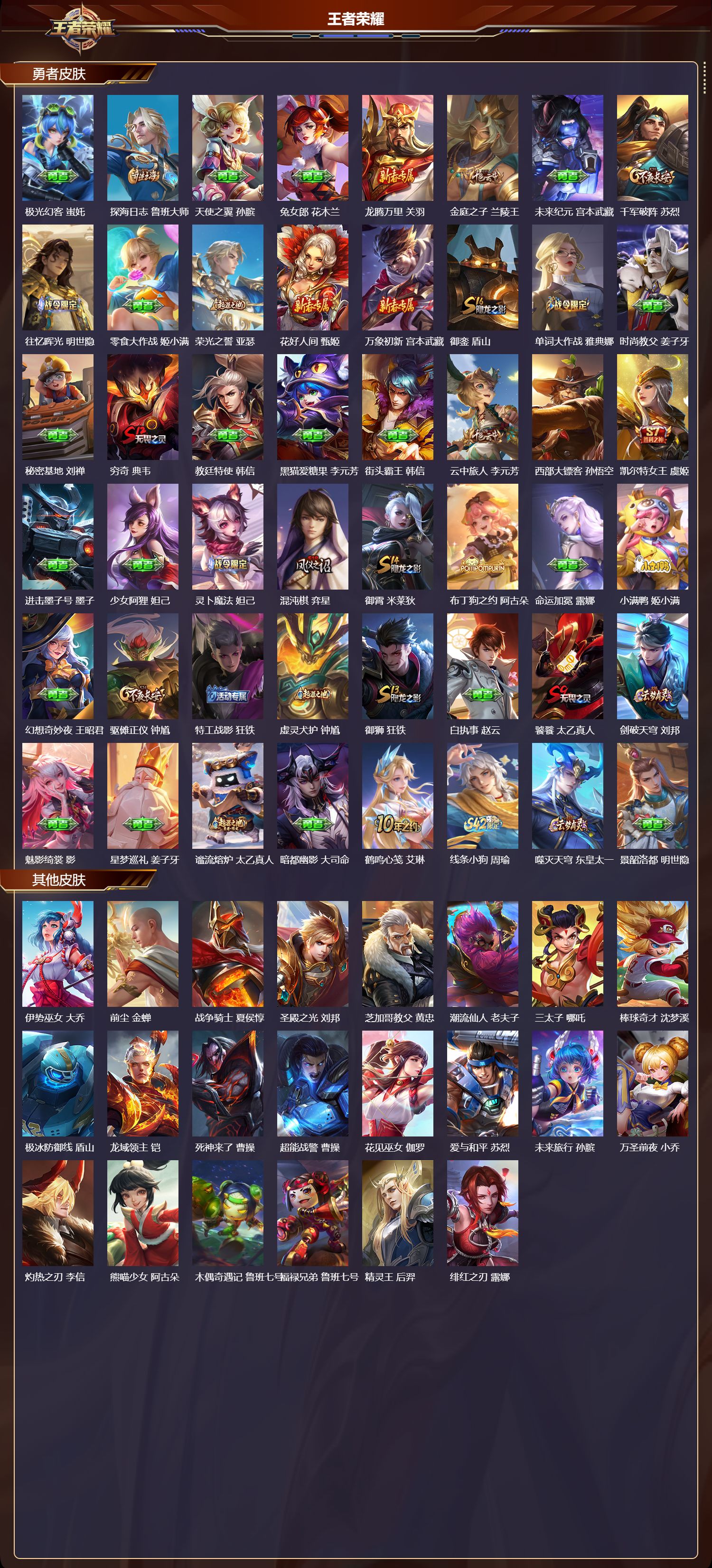 WZMK4303072王者荣耀账号详情图4