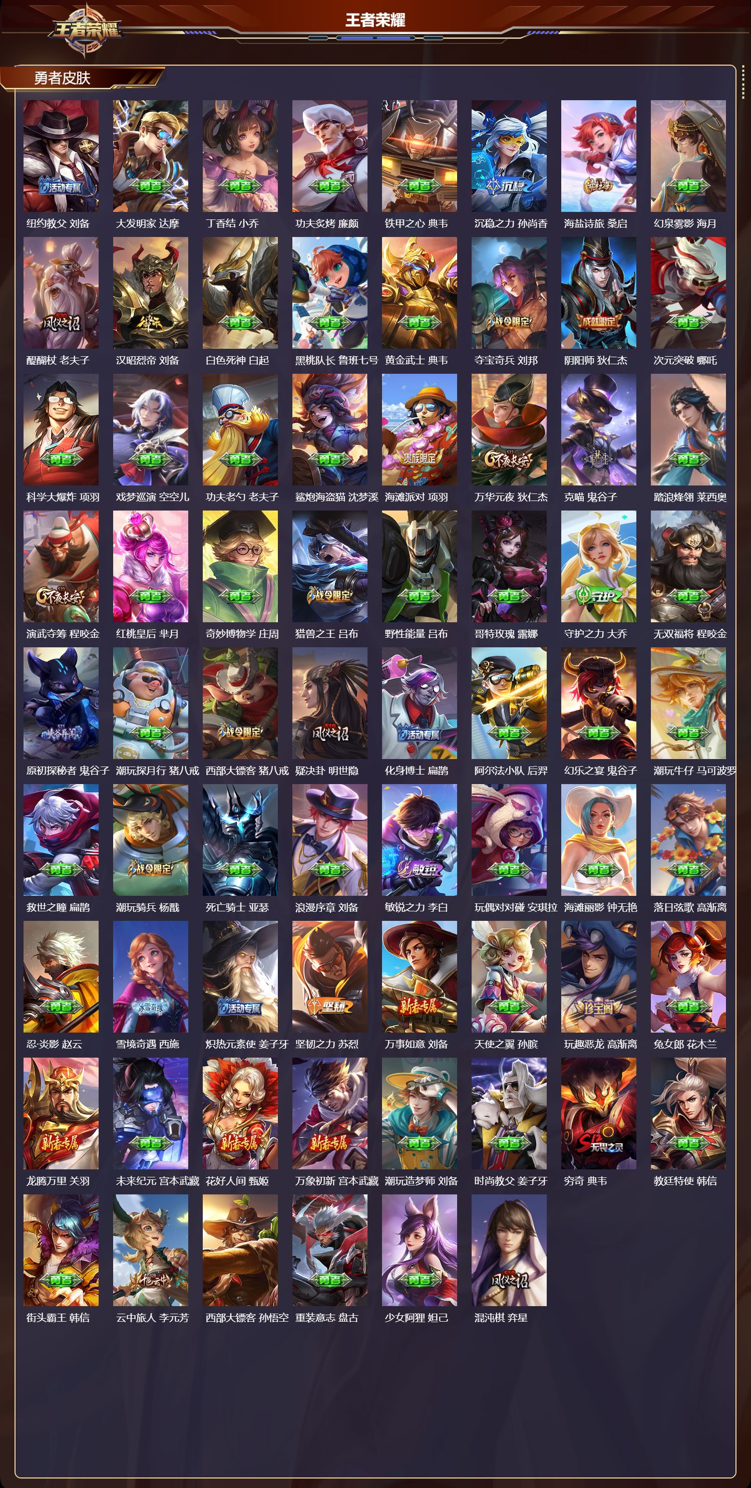 WZQM4303958王者荣耀账号详情图3