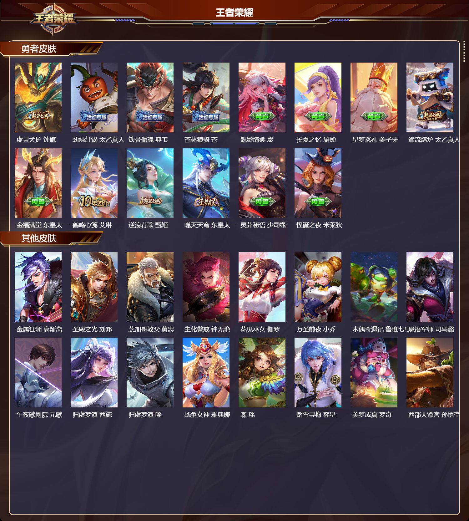 WZMK4303182王者荣耀账号详情图2