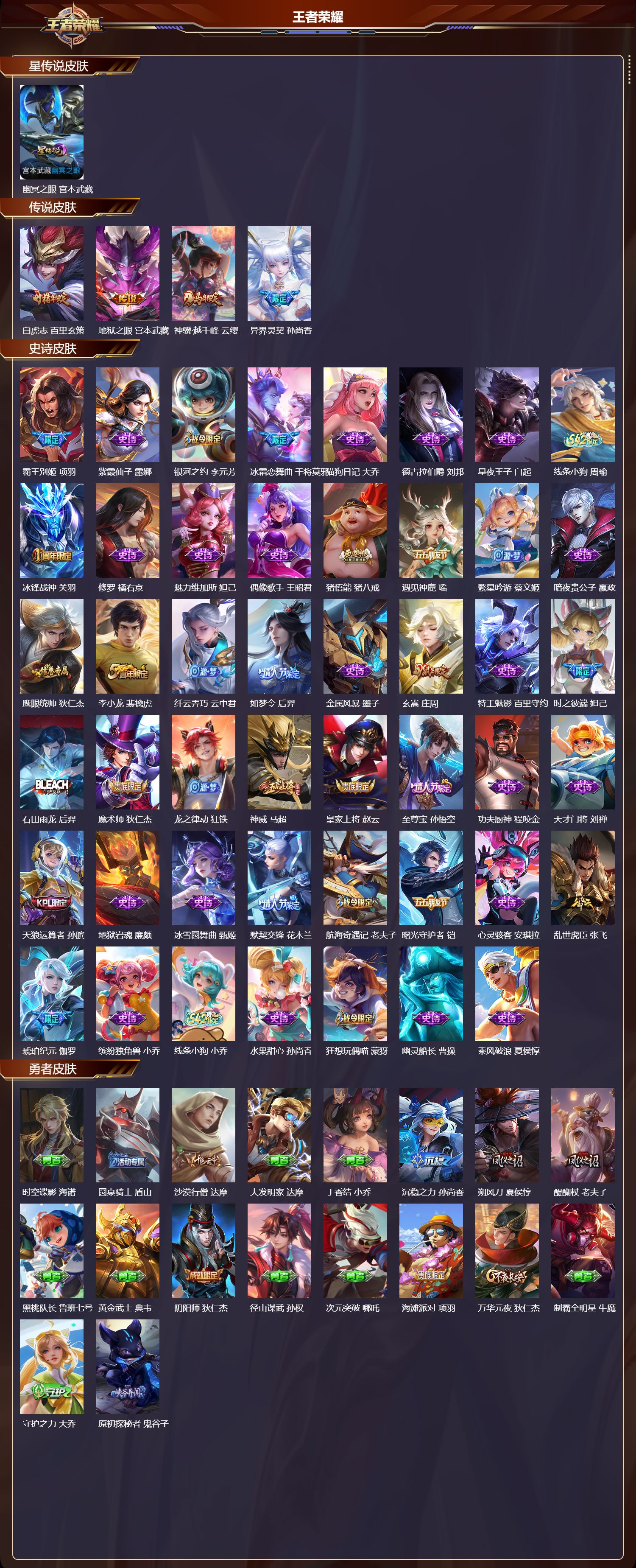 WZMK4303073王者荣耀账号详情图1 WZMK4303073王者荣耀账号详情图1