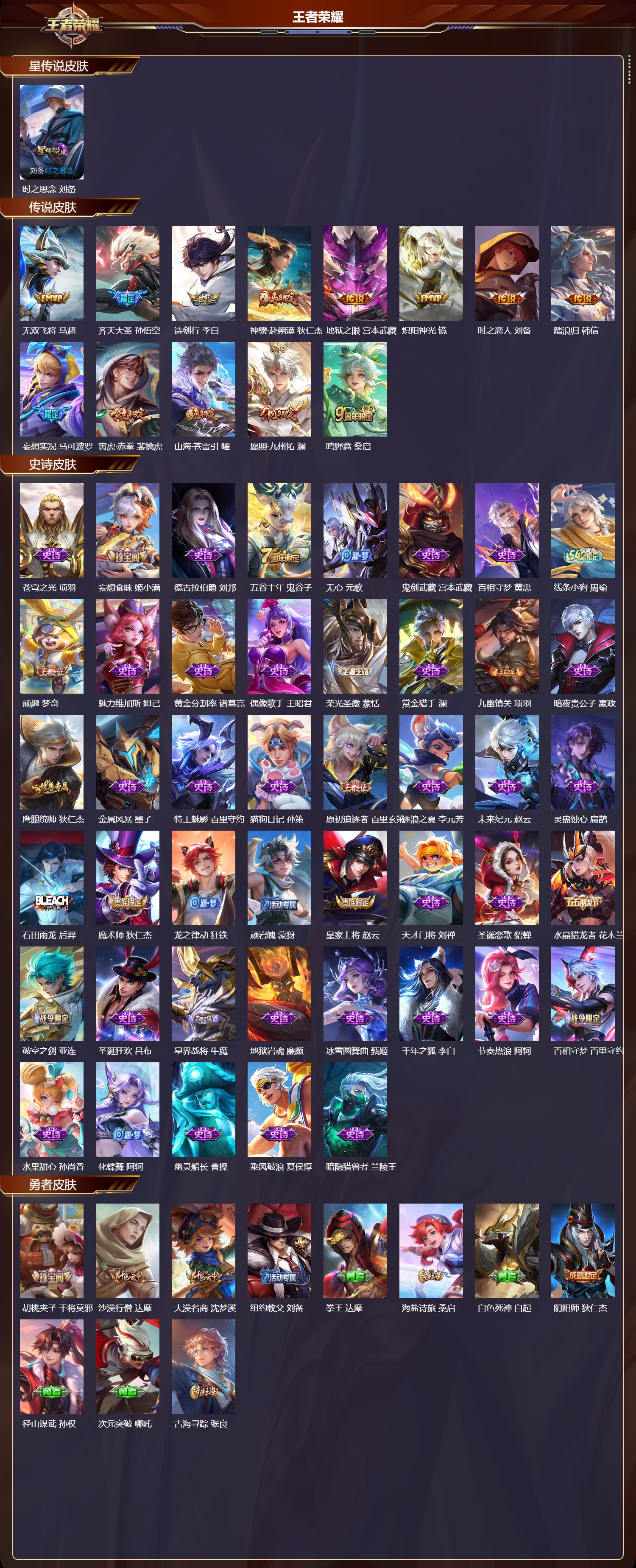 WZQM4303143王者荣耀账号详情图2 WZQM4303143王者荣耀账号详情图2