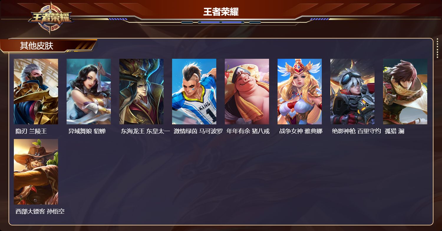 WZMK4303087王者荣耀账号详情图2 WZMK4303087王者荣耀账号详情图2