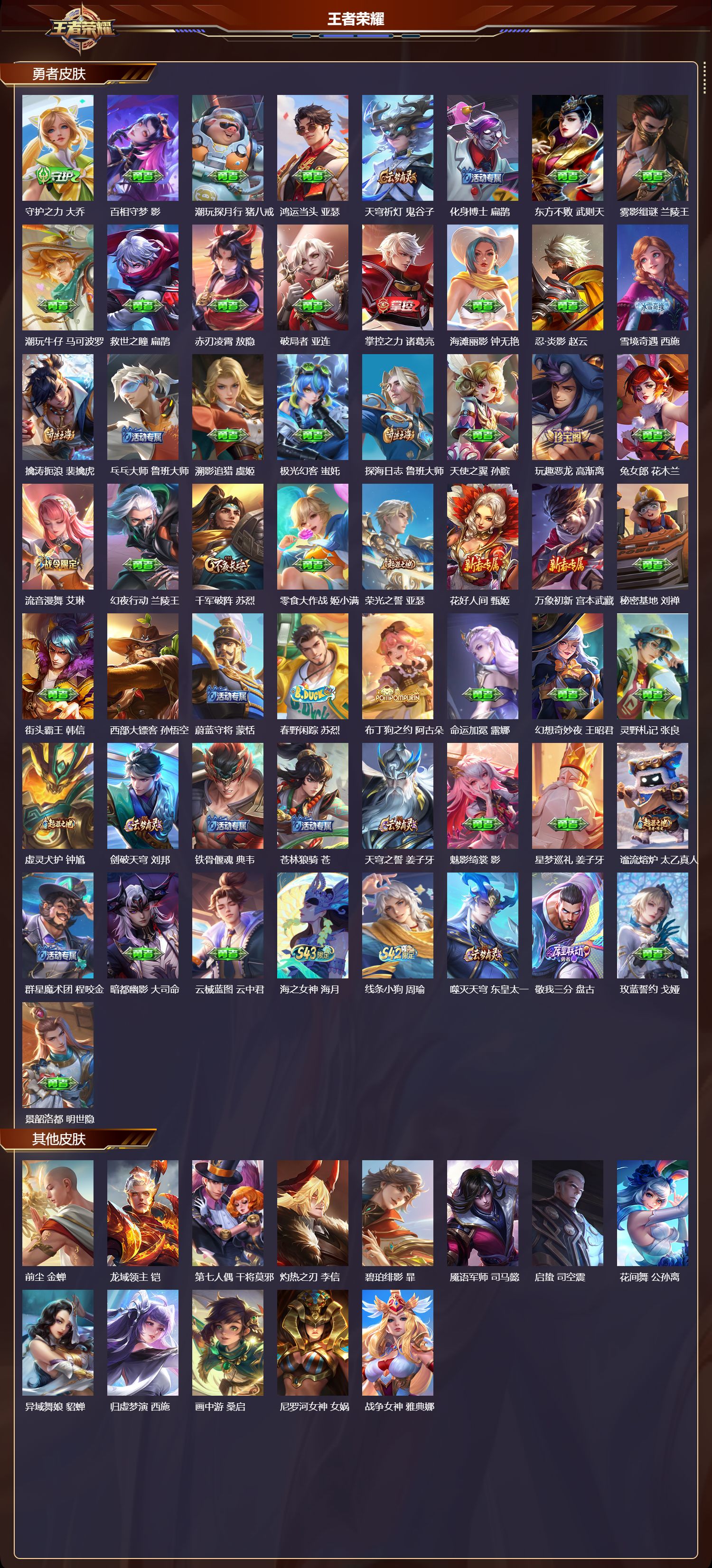 WZMK4303219王者荣耀账号详情图2