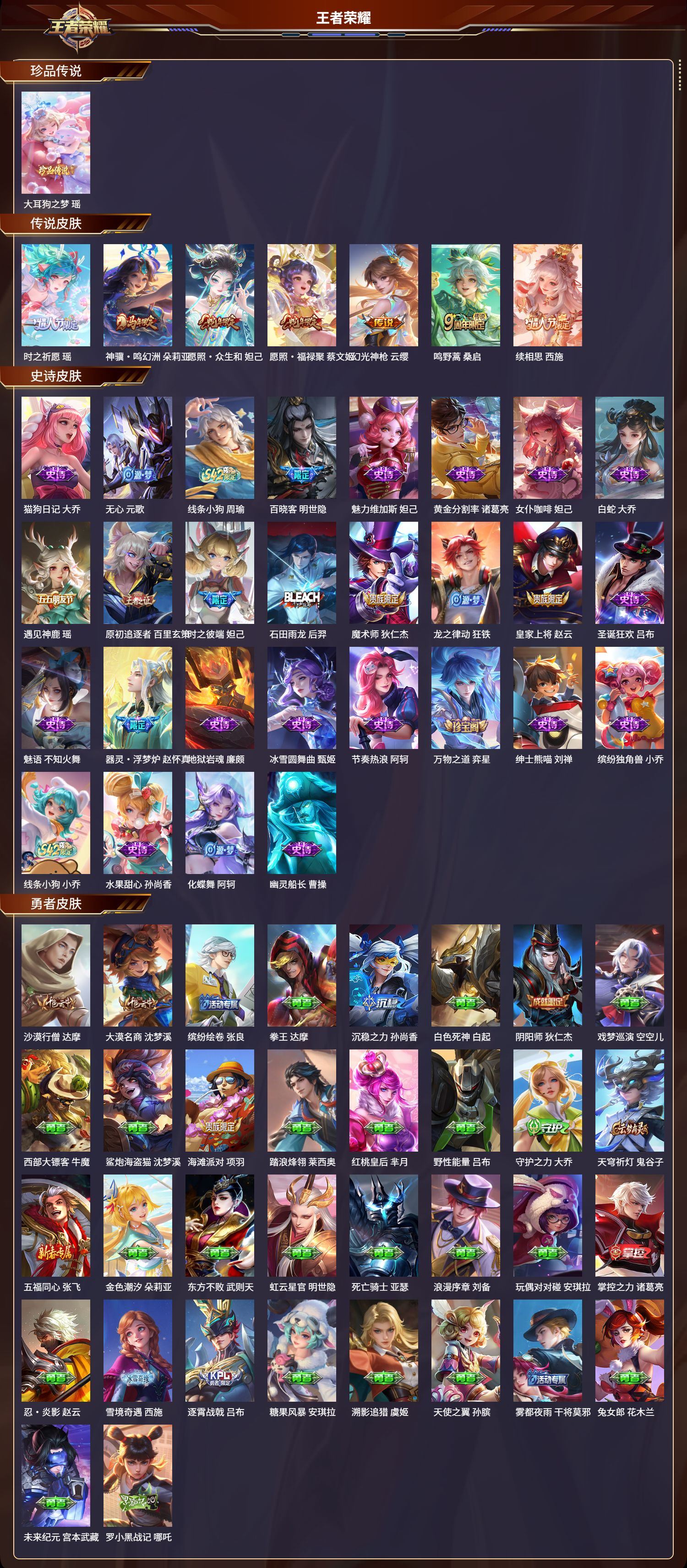 WZLX4302342王者荣耀账号详情图8