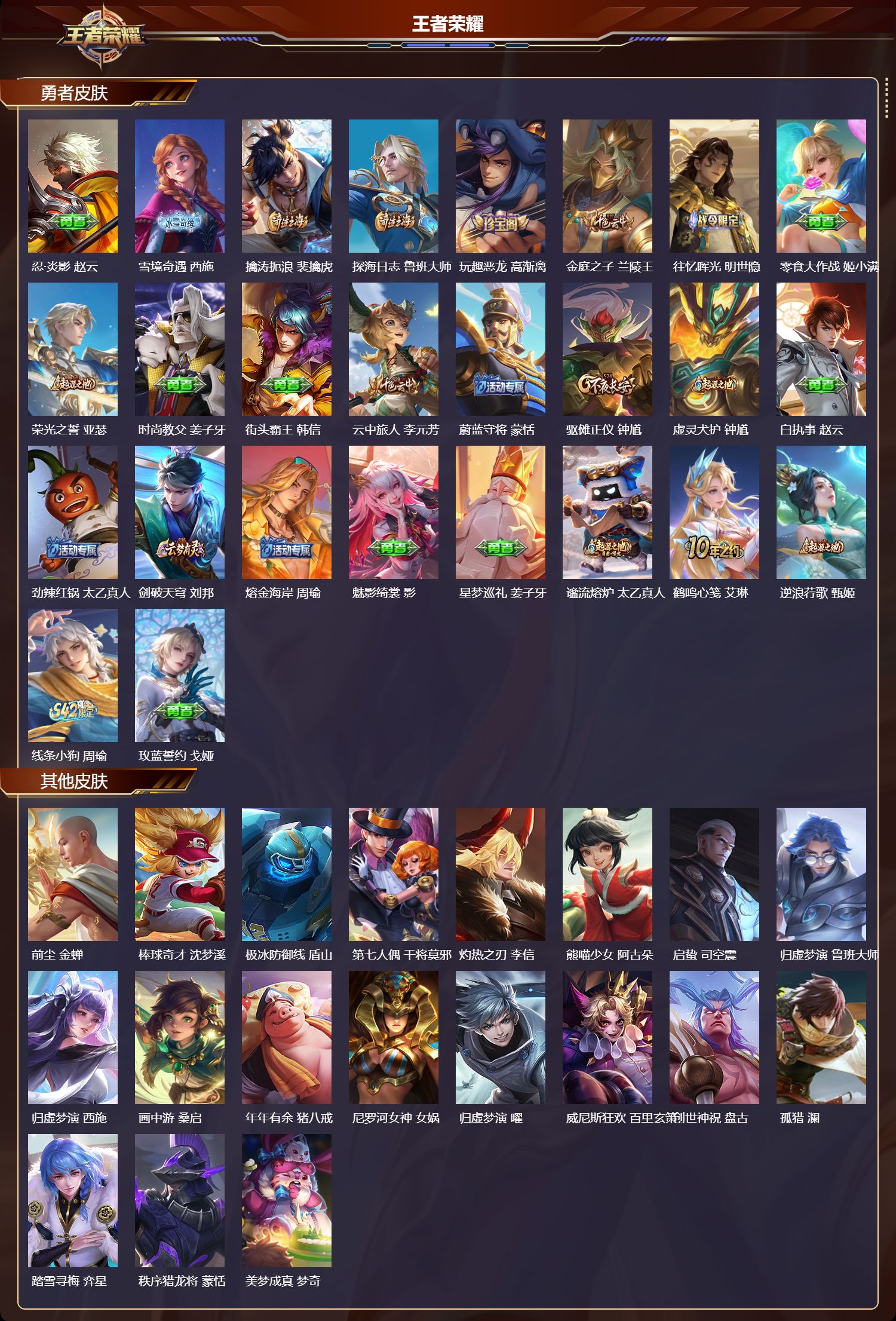 WZMK4303090王者荣耀账号详情图2