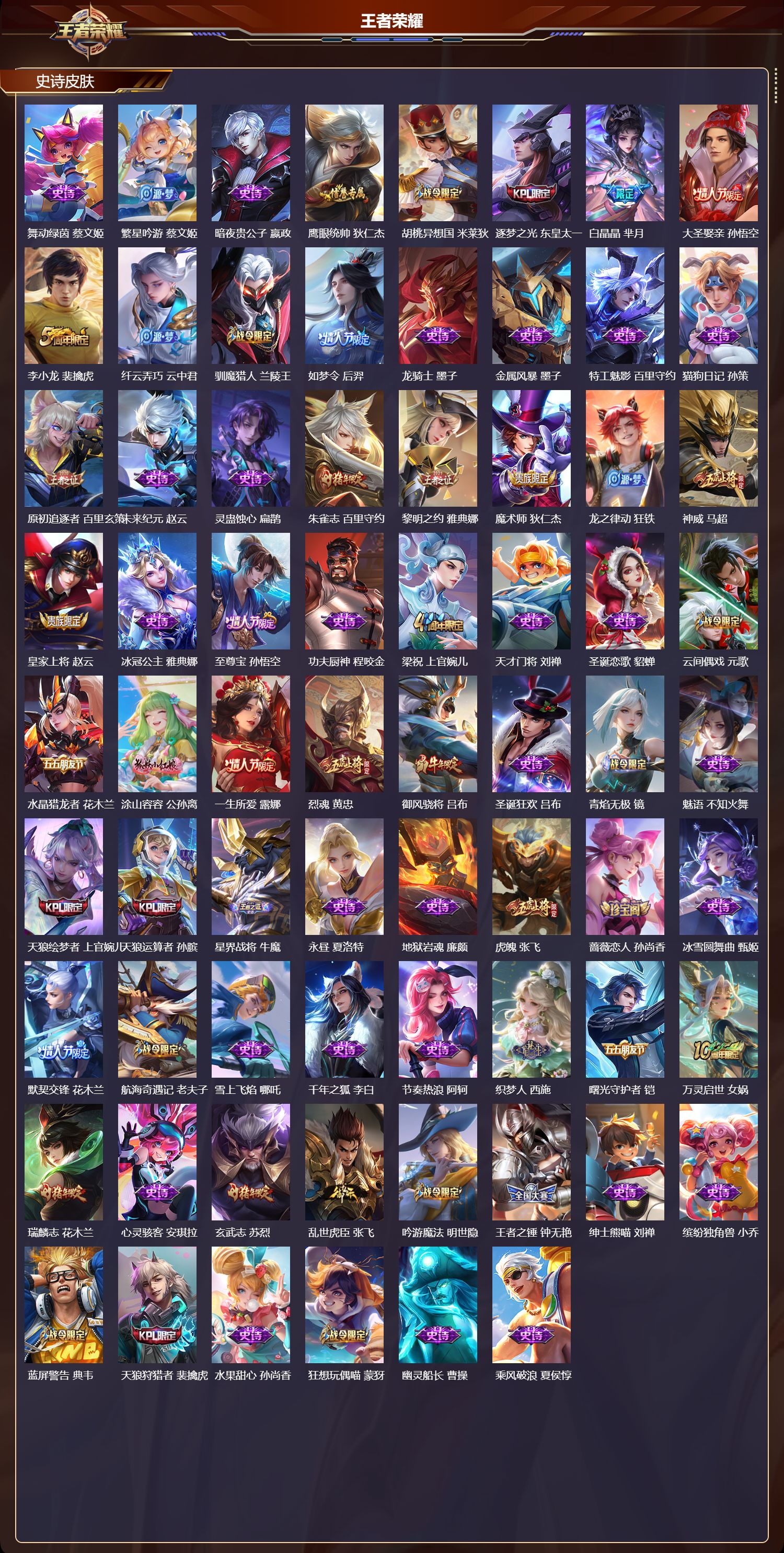 WZMK4303082王者荣耀账号详情图2