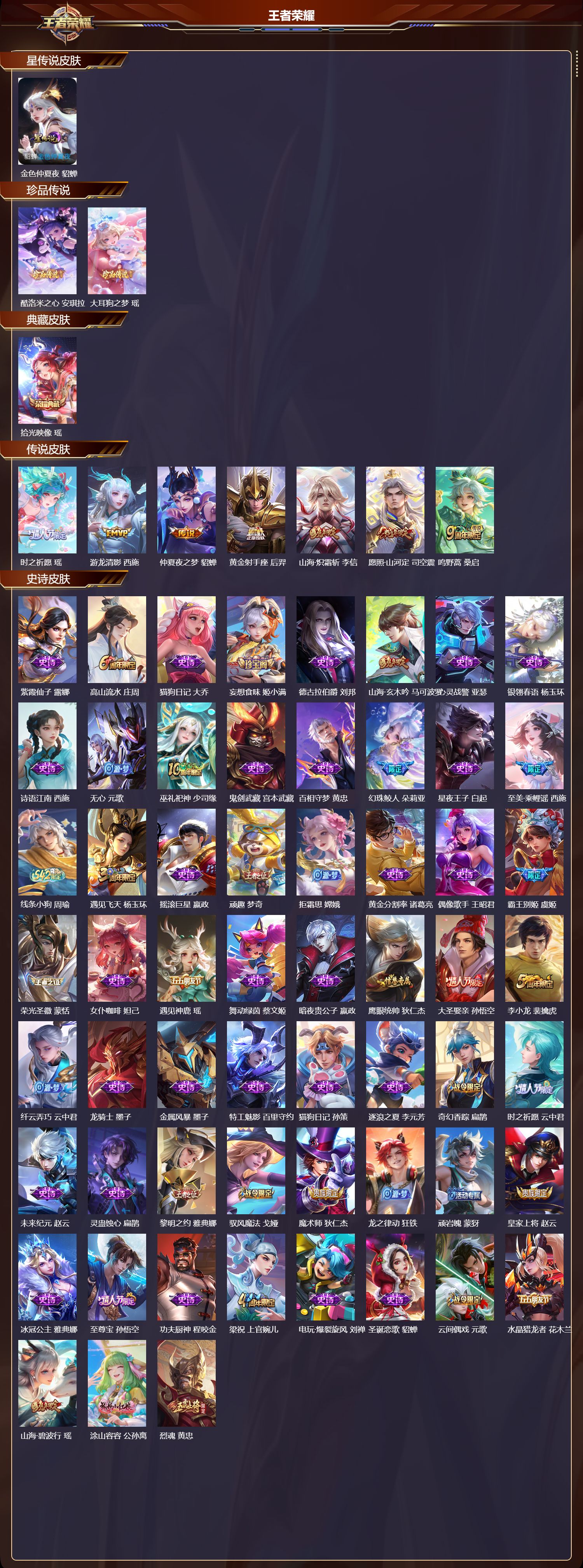 WZQM4304139王者荣耀账号详情图2