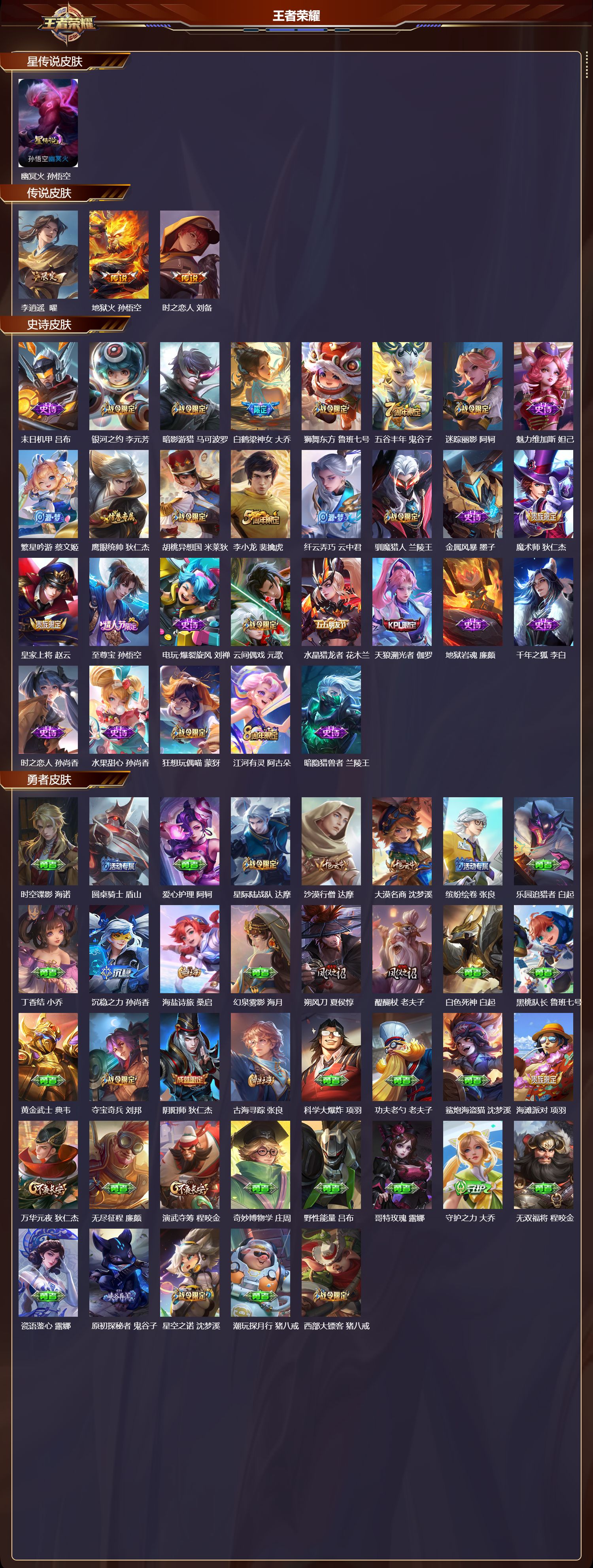 WZMK4303176王者荣耀账号详情图1 WZMK4303176王者荣耀账号详情图1