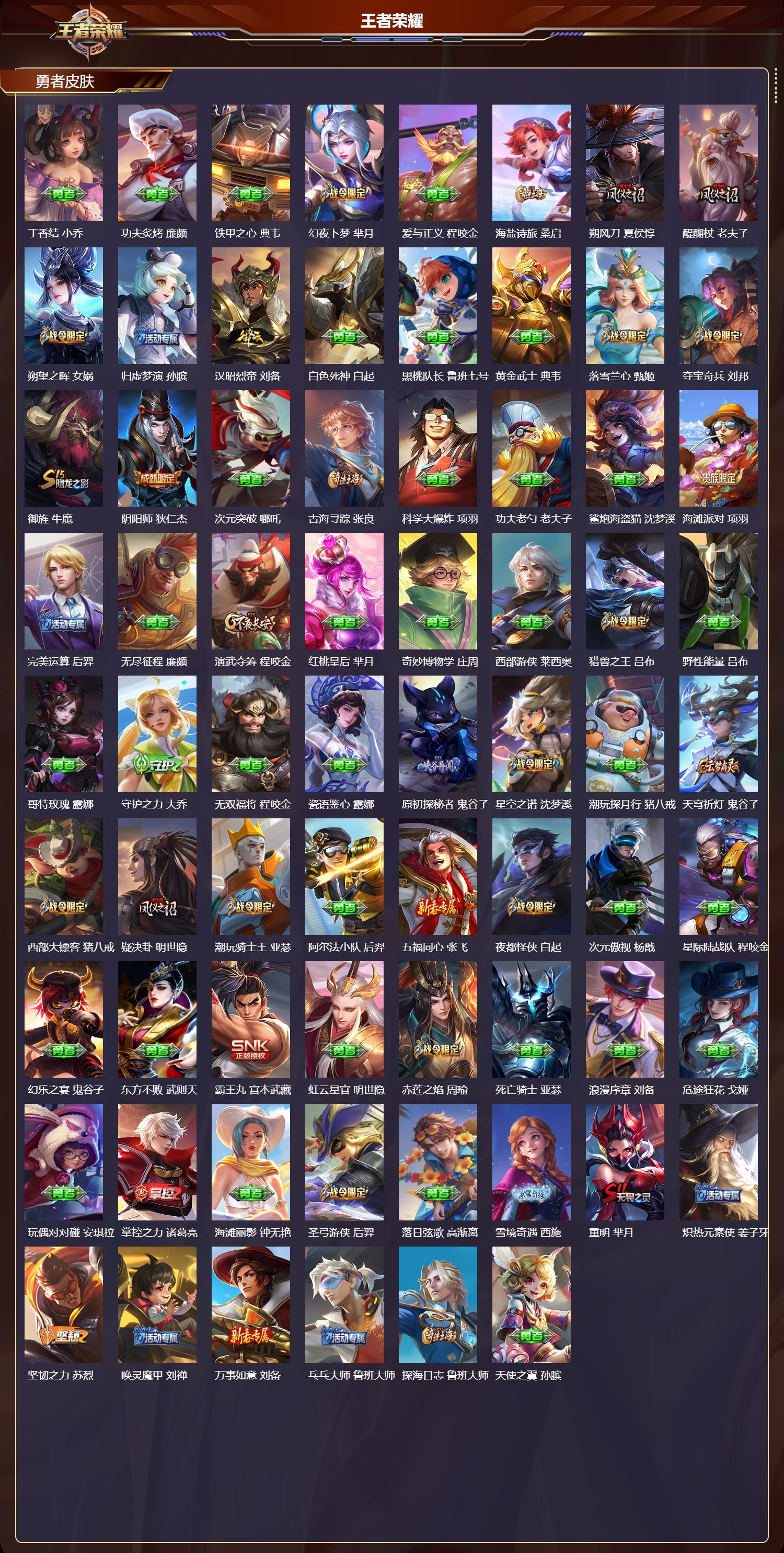 WZQM4304915王者荣耀账号详情图4