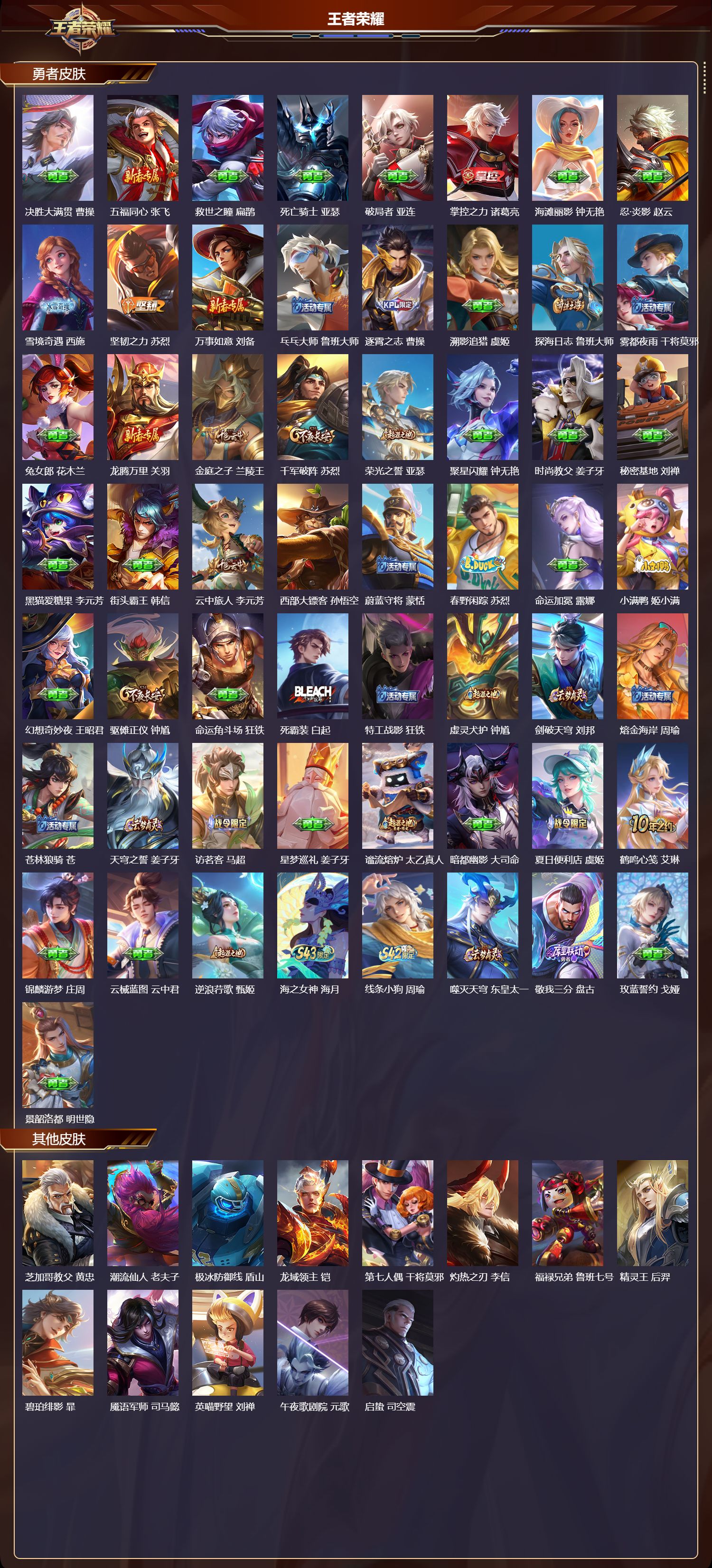 WZMK4303200王者荣耀账号详情图2