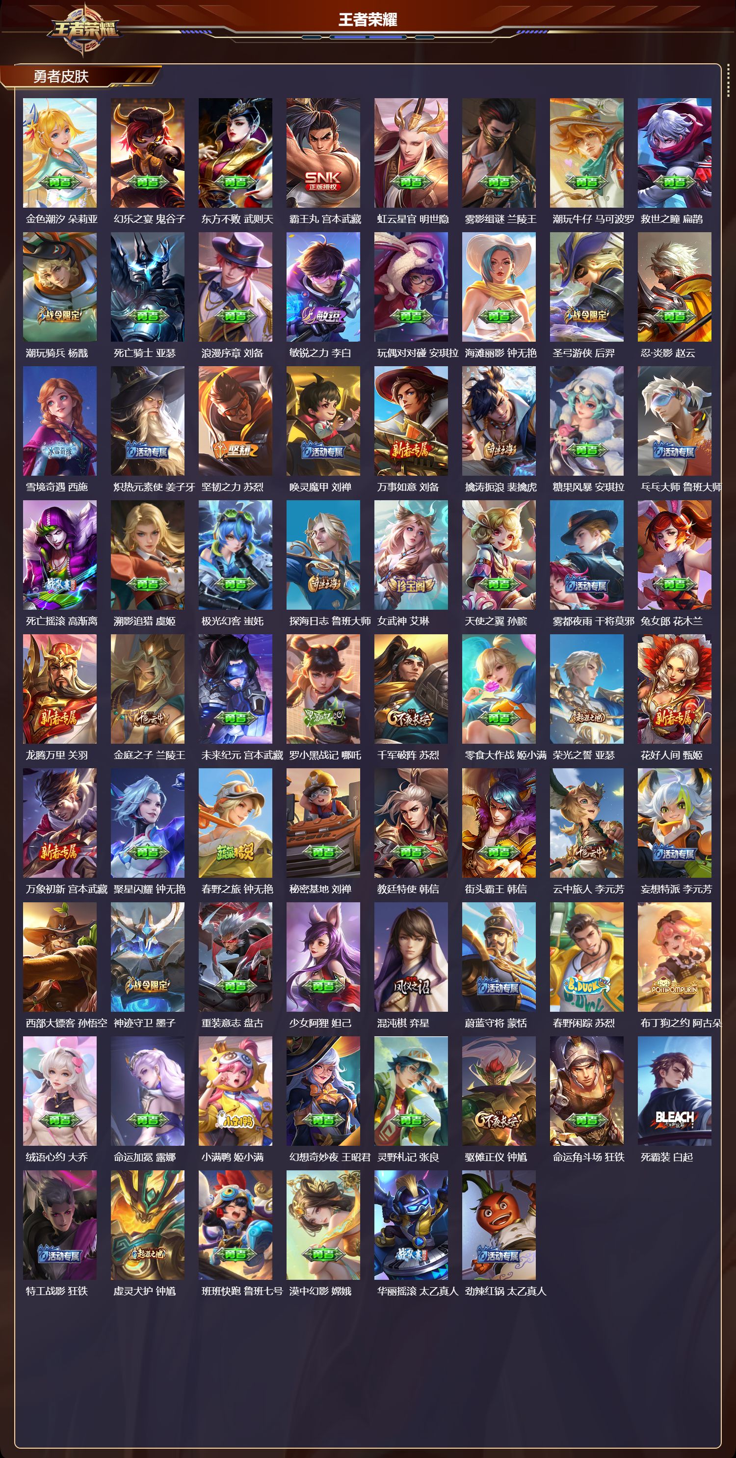 WZQM4304139王者荣耀账号详情图4