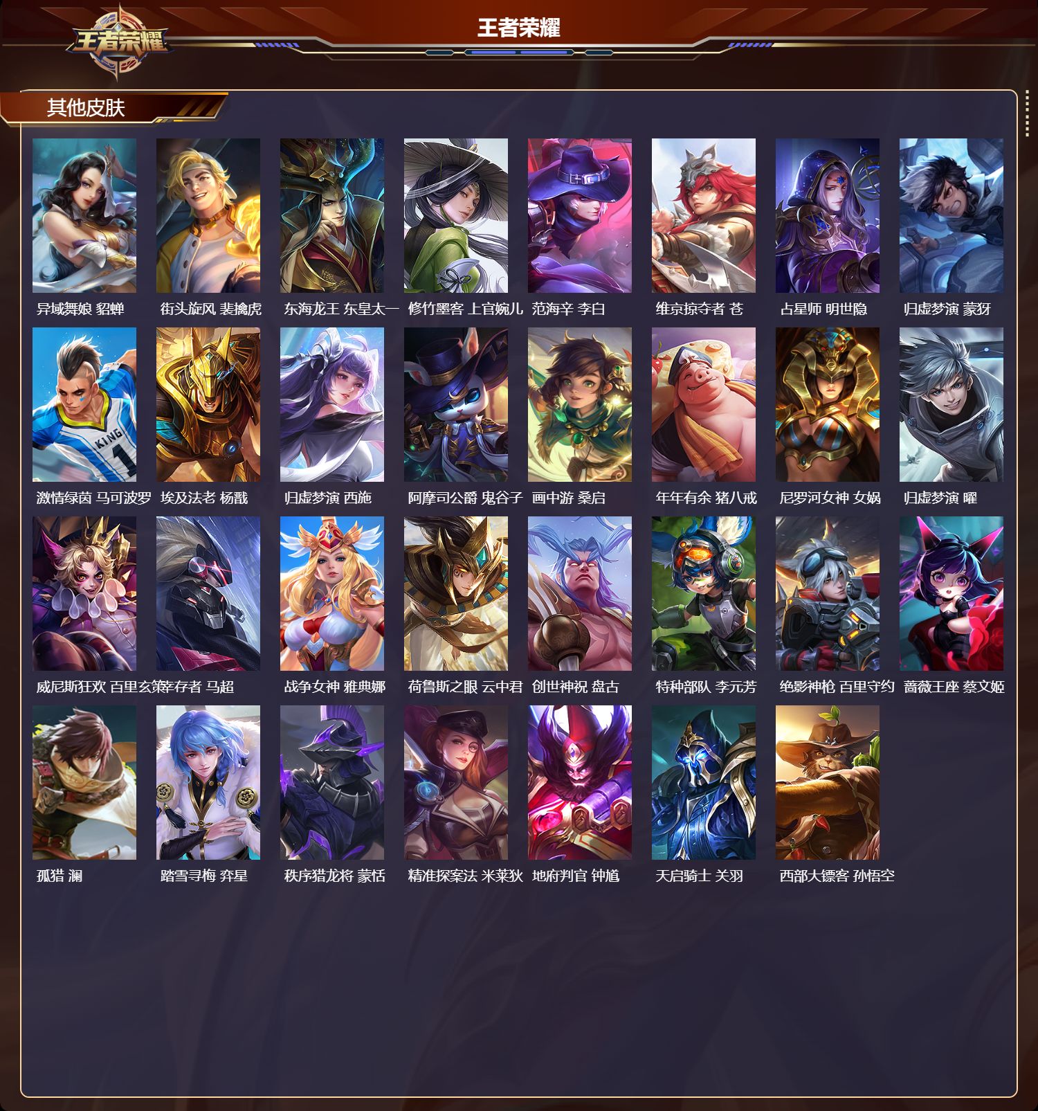 WZMK4303075王者荣耀账号详情图4