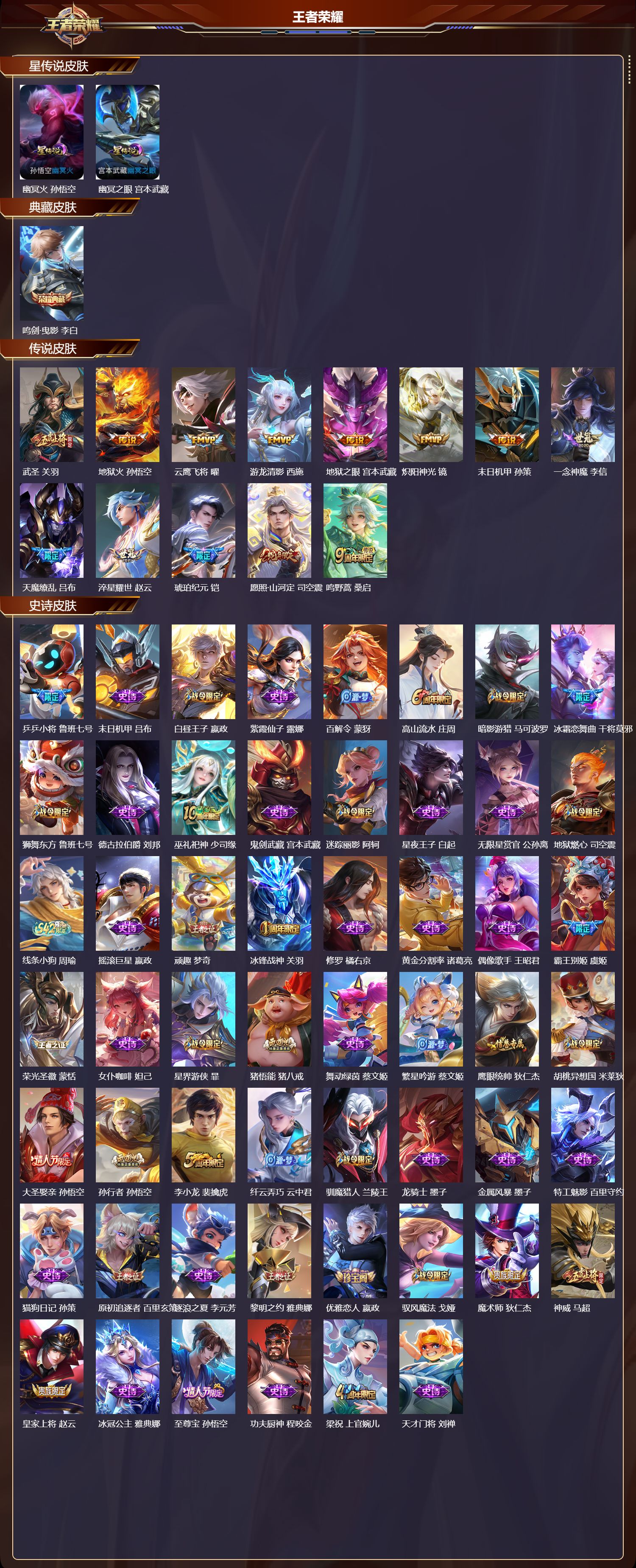 WZQM4303713王者荣耀账号详情图2