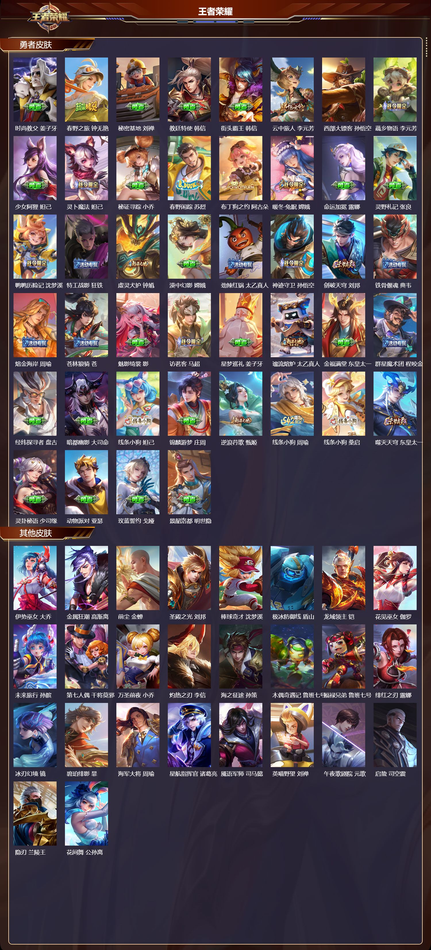 WZMK4303075王者荣耀账号详情图3