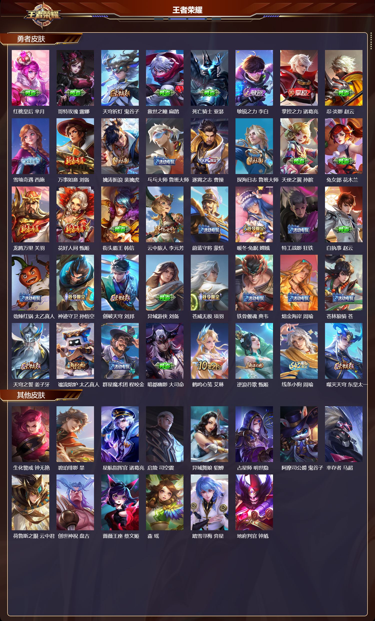 WZMK4305767王者荣耀账号详情图2