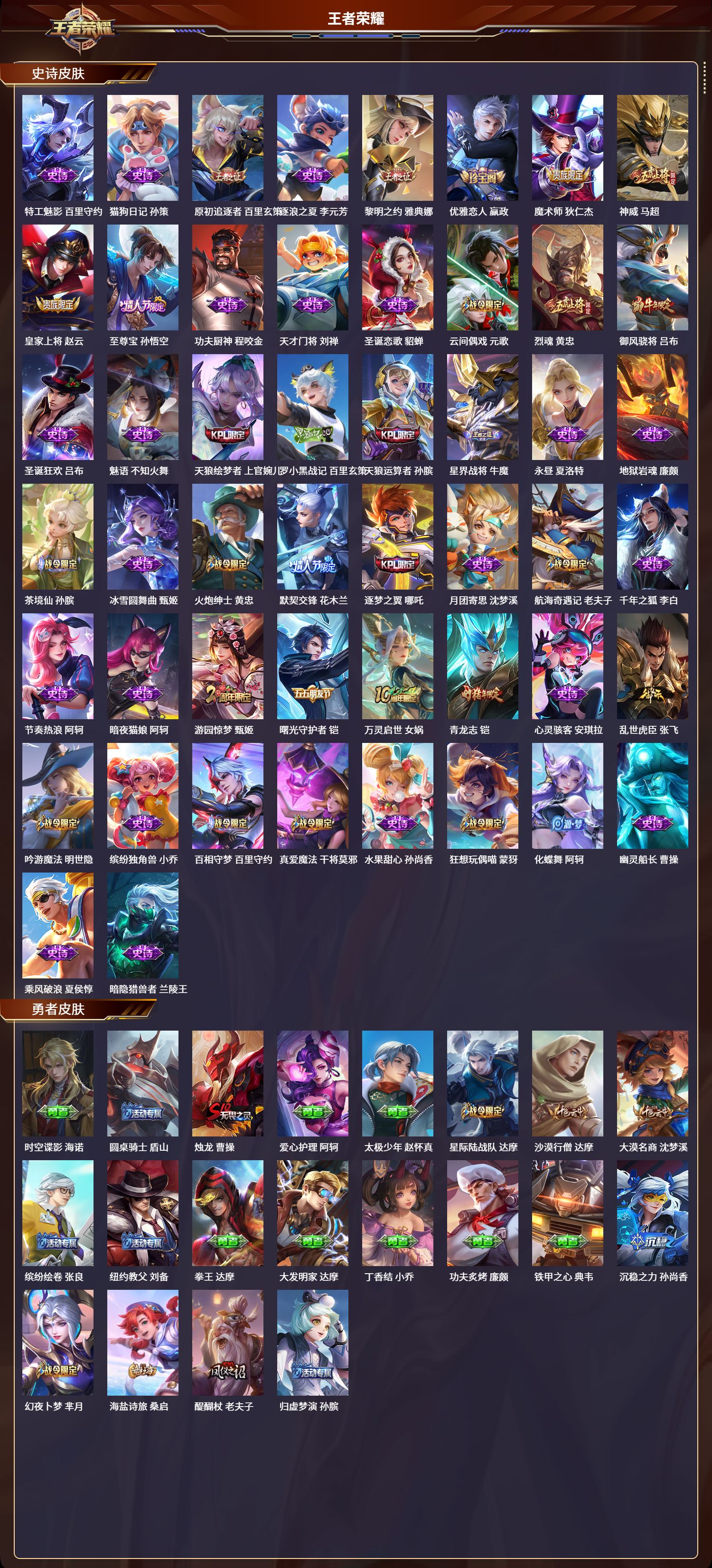 WZLX4305488王者荣耀账号详情图2 WZLX4305488王者荣耀账号详情图2