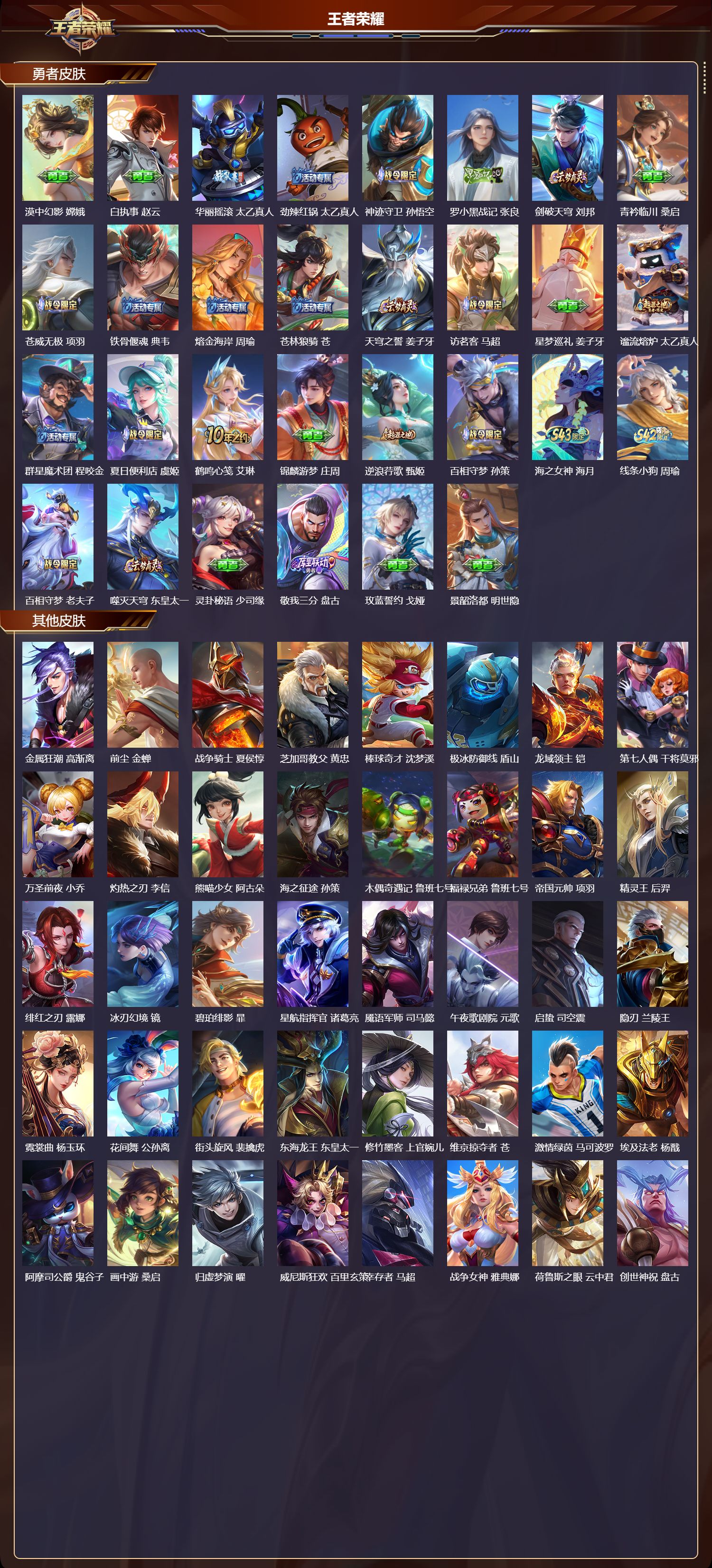 WZQM4305650王者荣耀账号详情图5