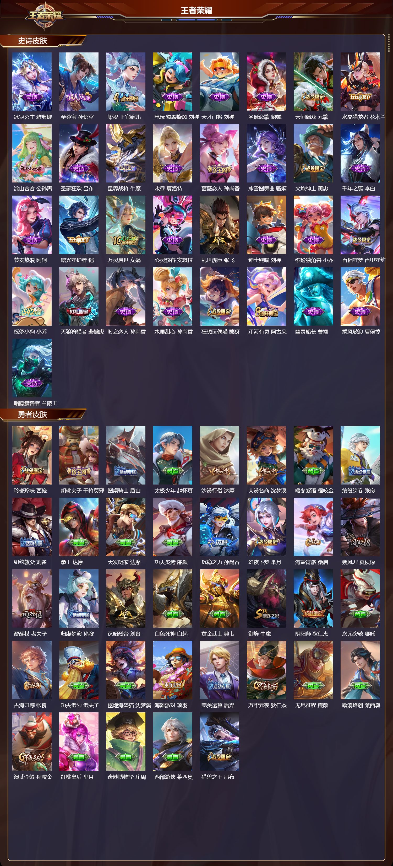 WZQM4306138王者荣耀账号详情图3