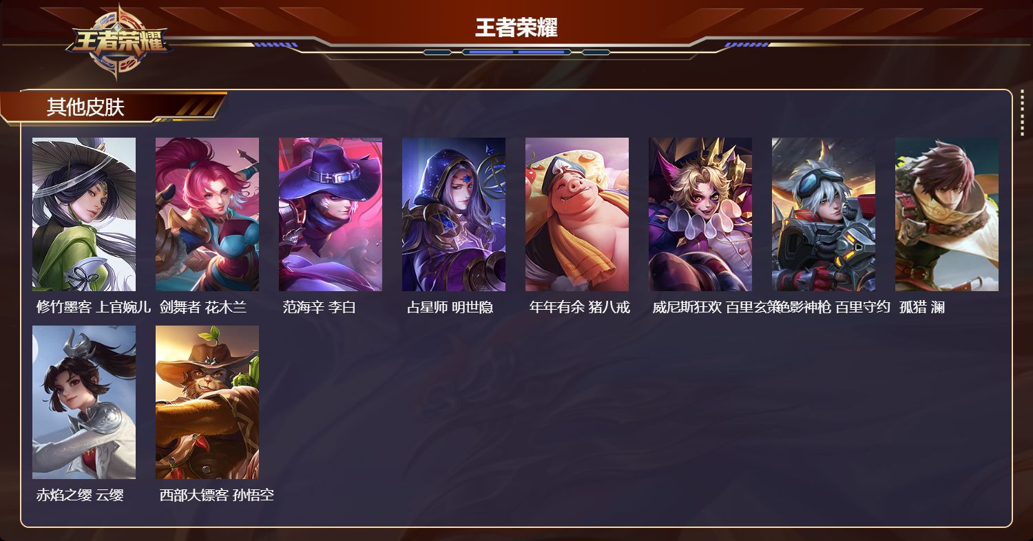 WZMK4306028王者荣耀账号详情图3