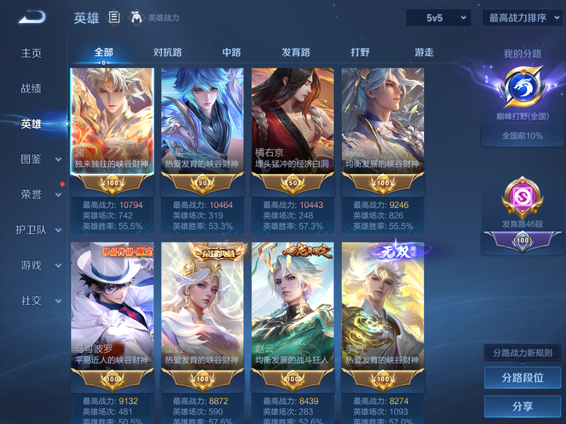 WZCMW4326255王者荣耀账号详情图2