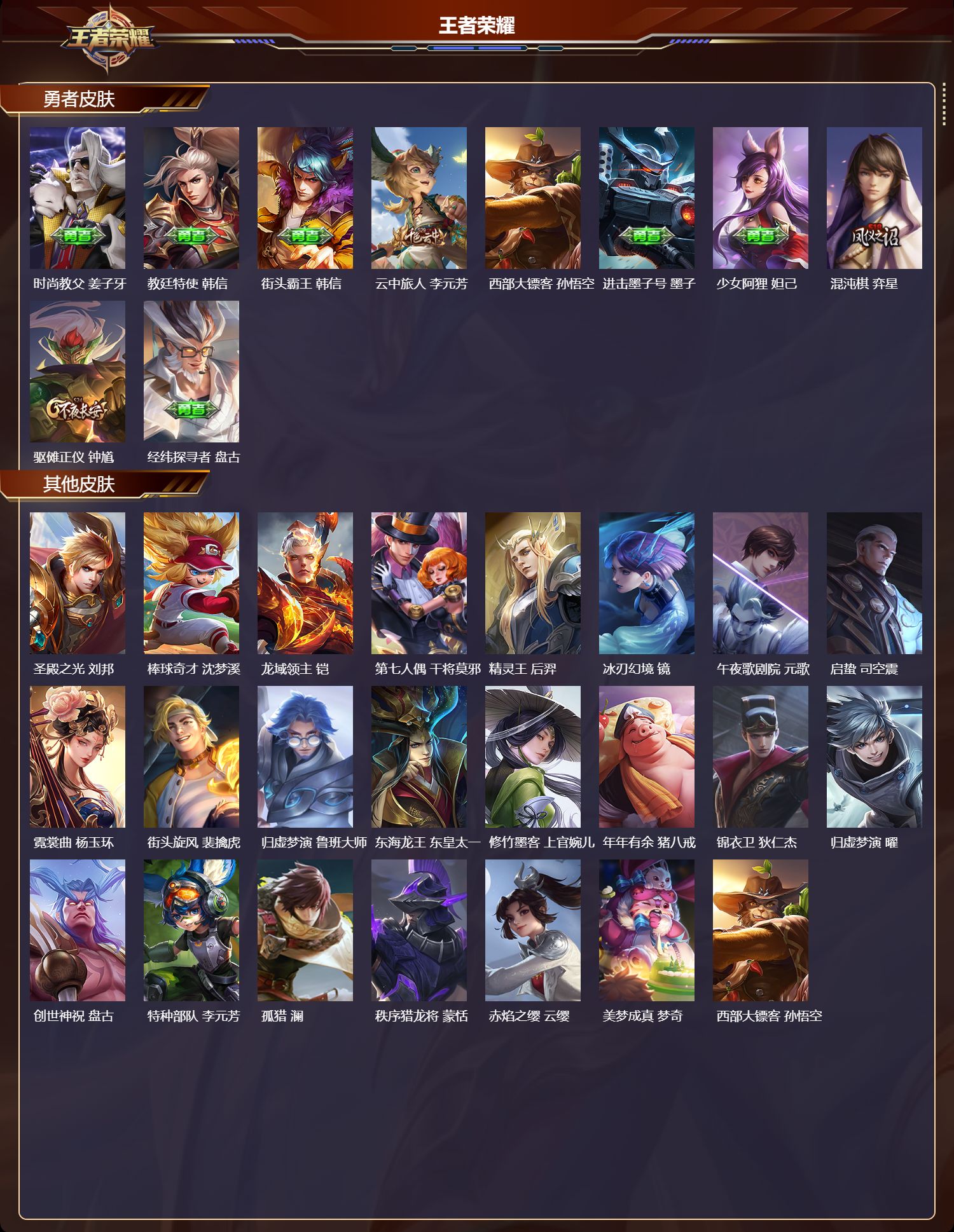 WZMK4305596王者荣耀账号详情图2