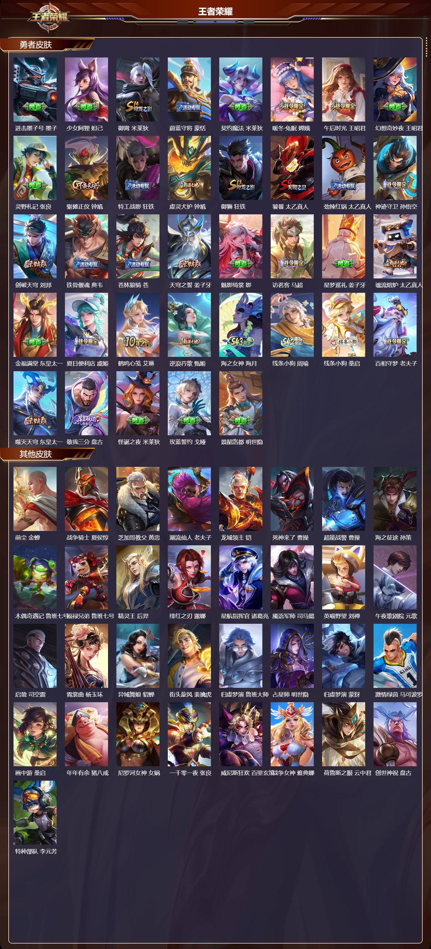 WZQM4305610王者荣耀账号详情图6