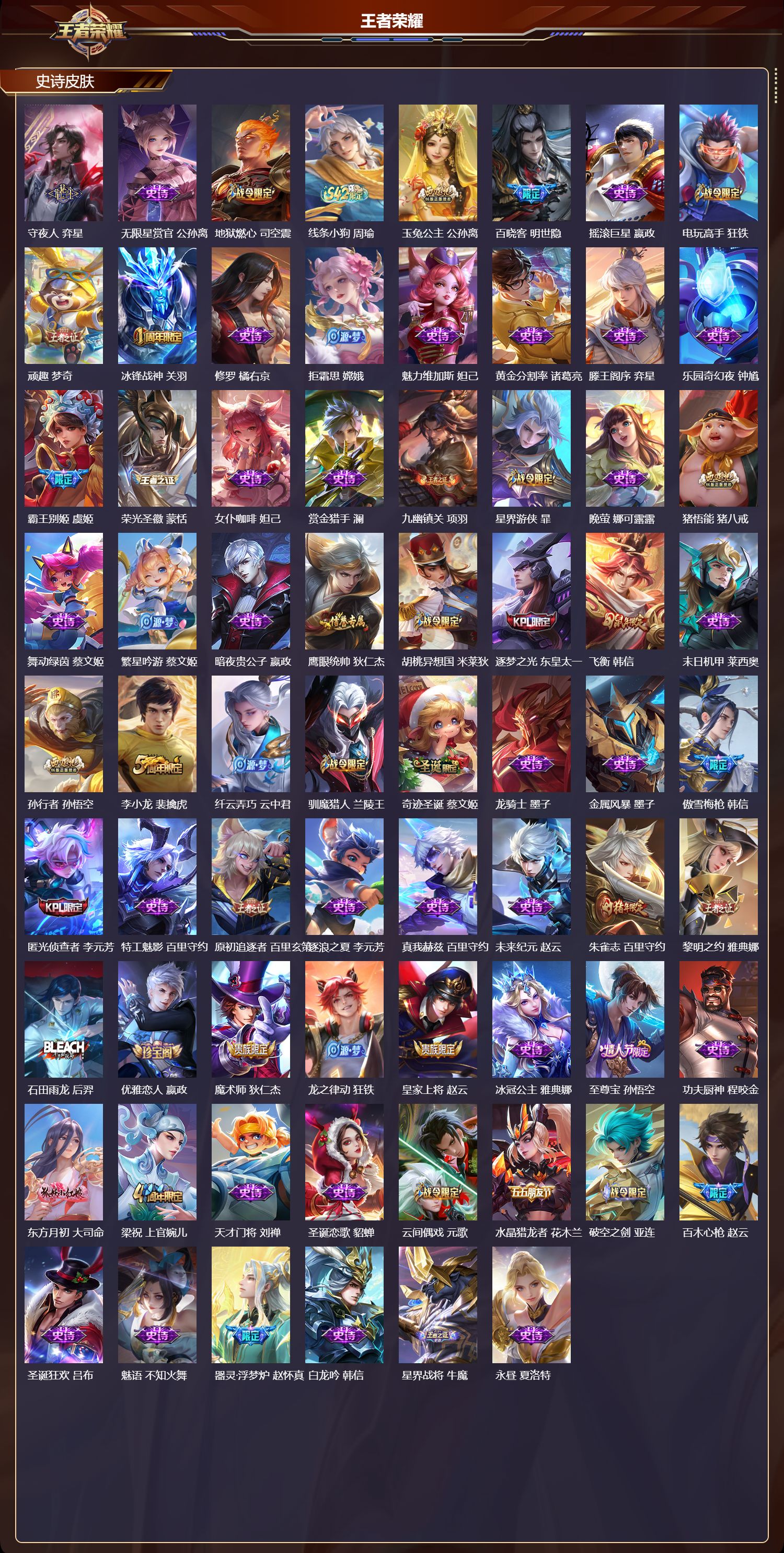 WZQM4305976王者荣耀账号详情图3