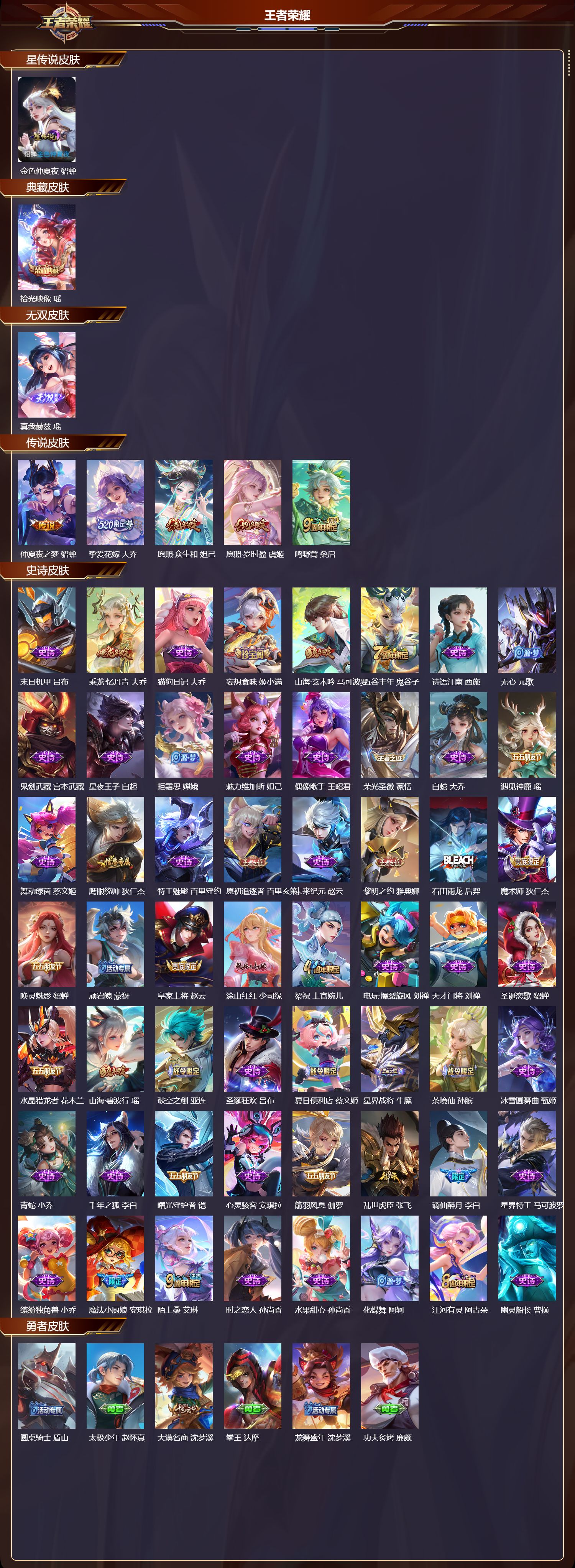 WZQM4305685王者荣耀账号详情图2