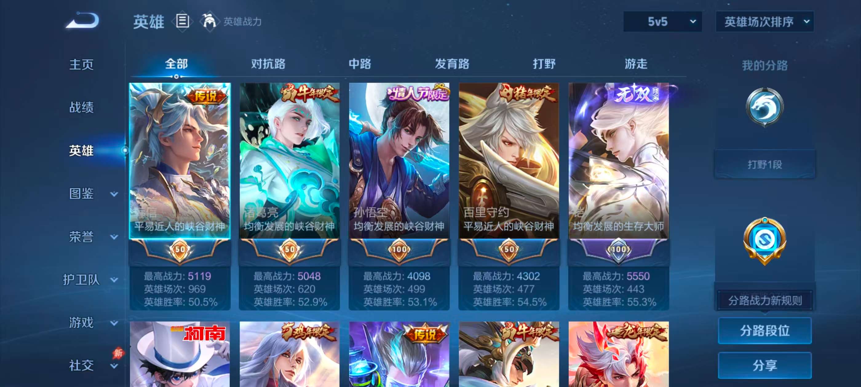 WZCMW4326005王者荣耀账号详情图2