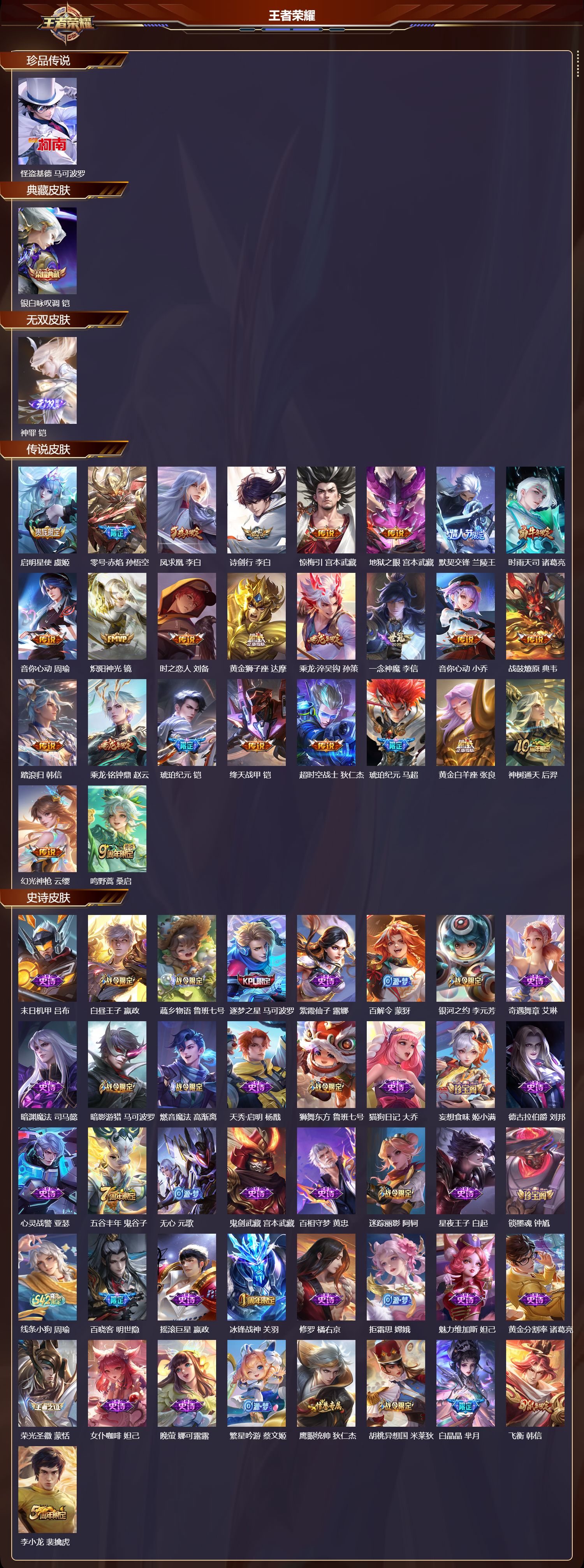 WZCMW4326005王者荣耀账号详情图5