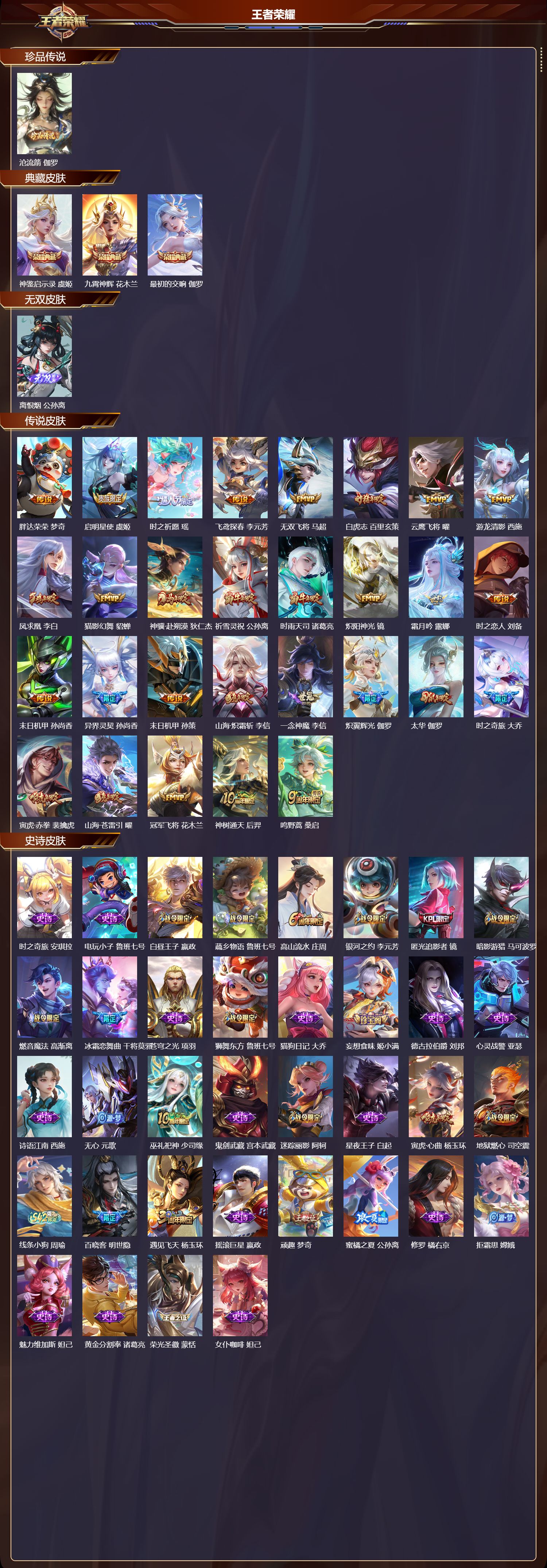 WZCMW4326024王者荣耀账号详情图5