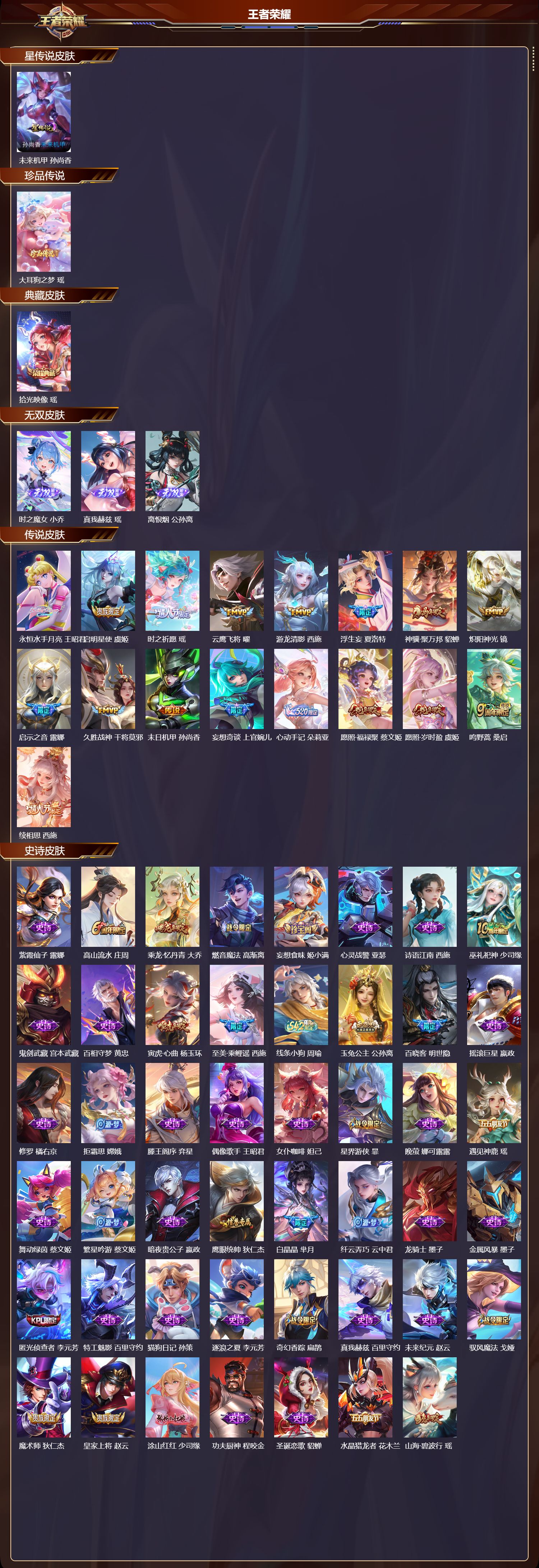 WZMK4305636王者荣耀账号详情图1