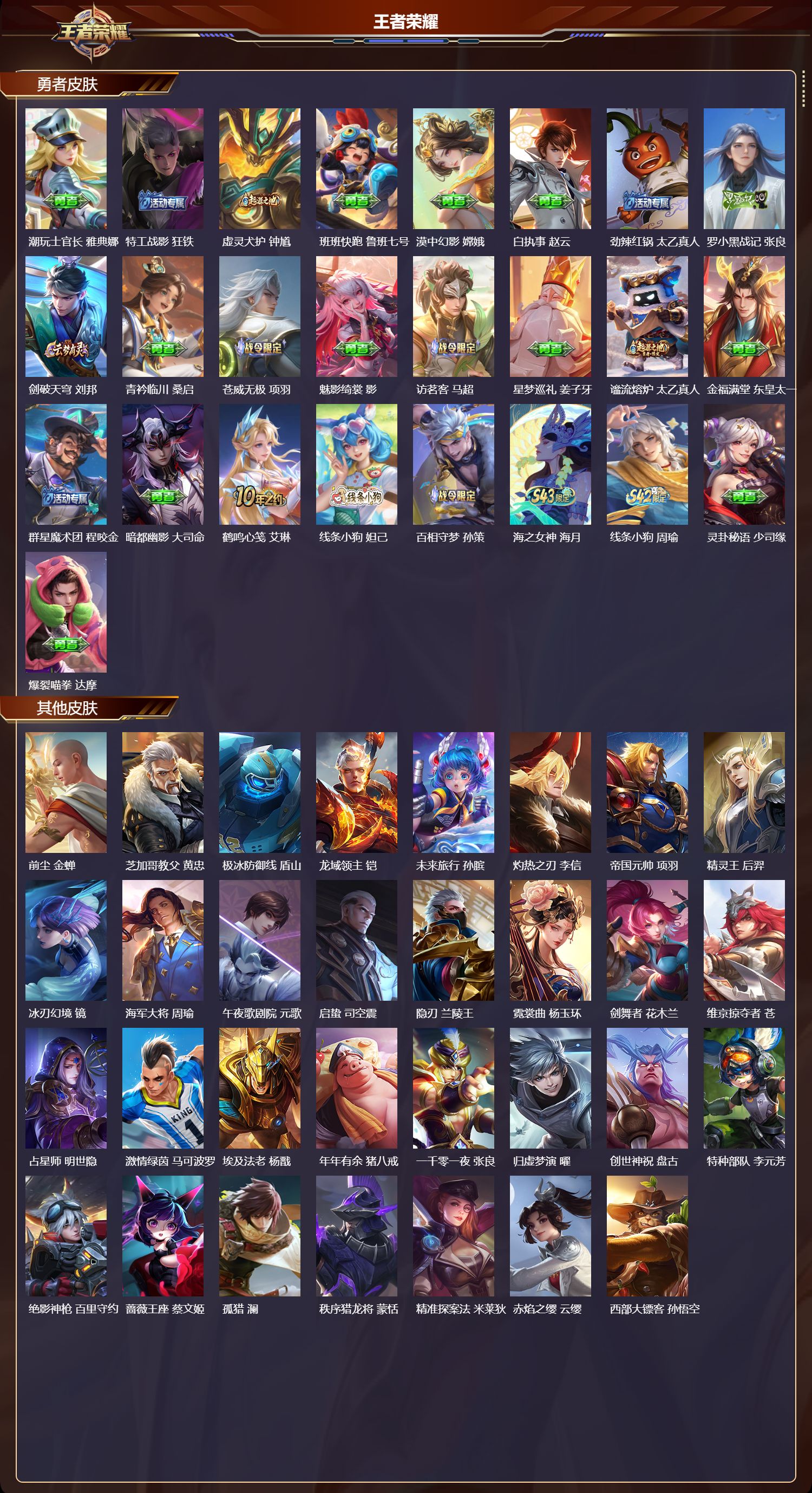 WZQM4306042王者荣耀账号详情图5