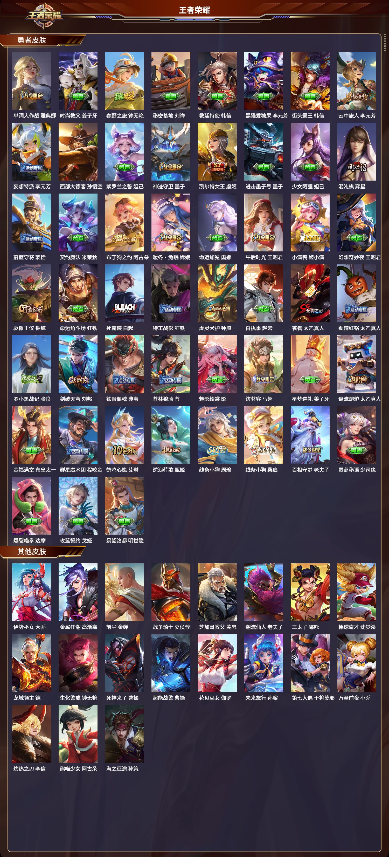 WZLX4305488王者荣耀账号详情图4 WZLX4305488王者荣耀账号详情图4