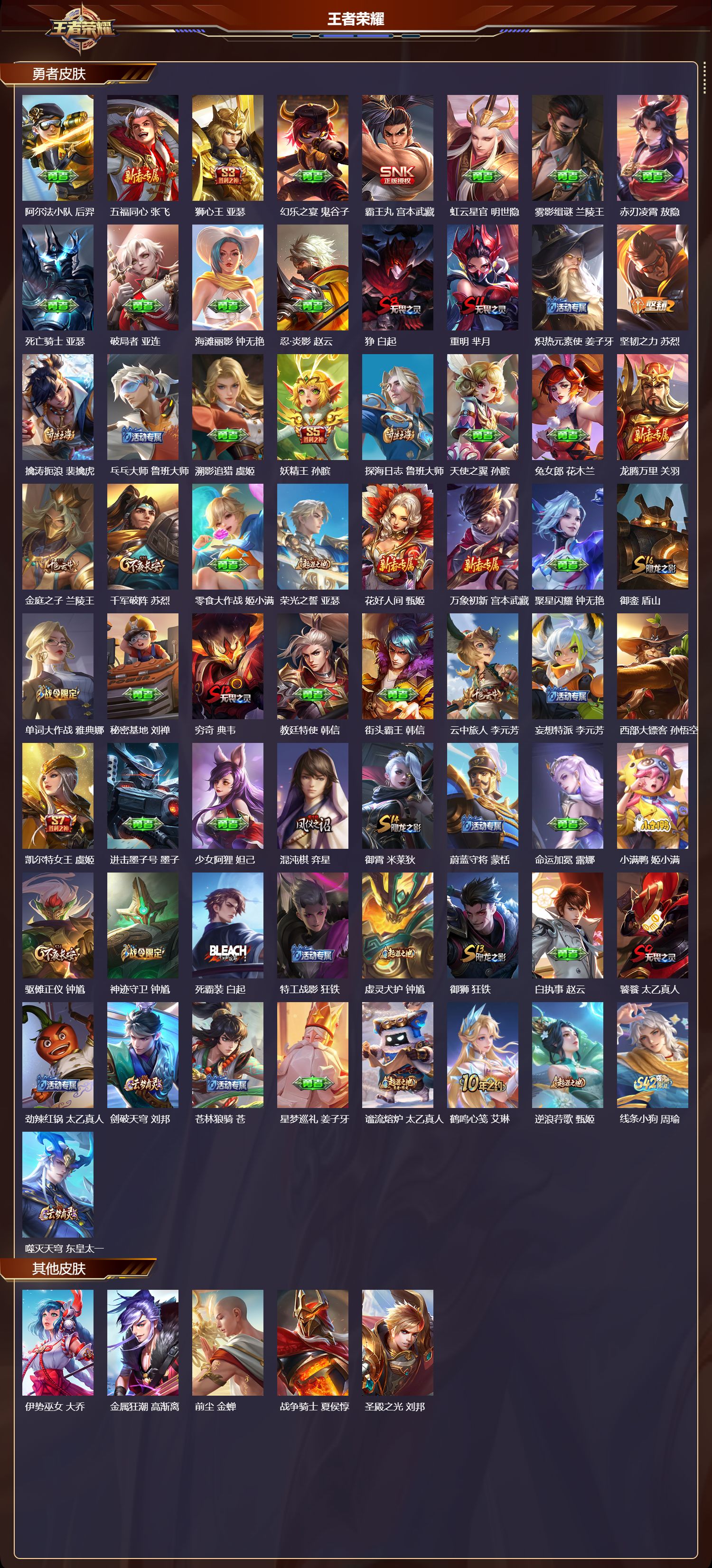 WZQM4305848王者荣耀账号详情图4