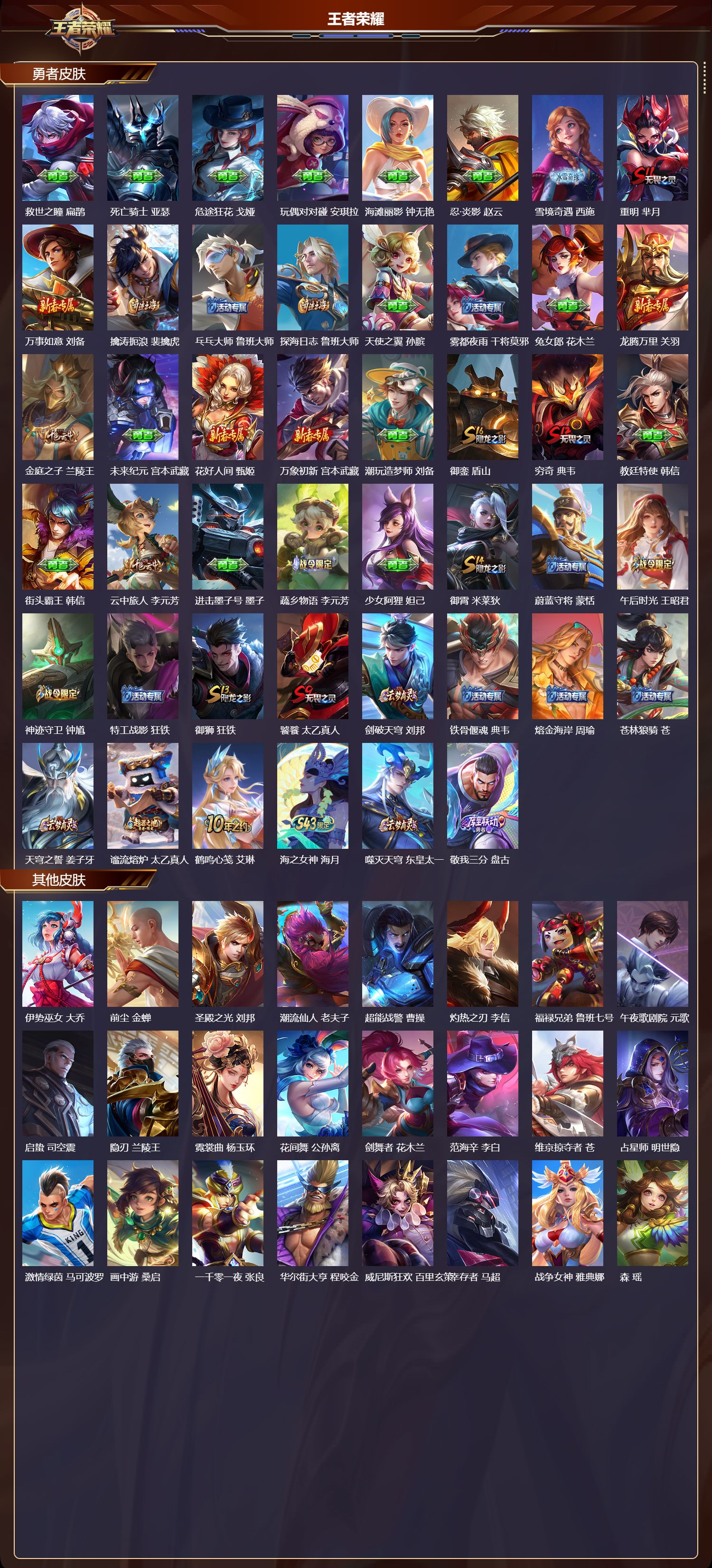 WZMK4306102王者荣耀账号详情图2