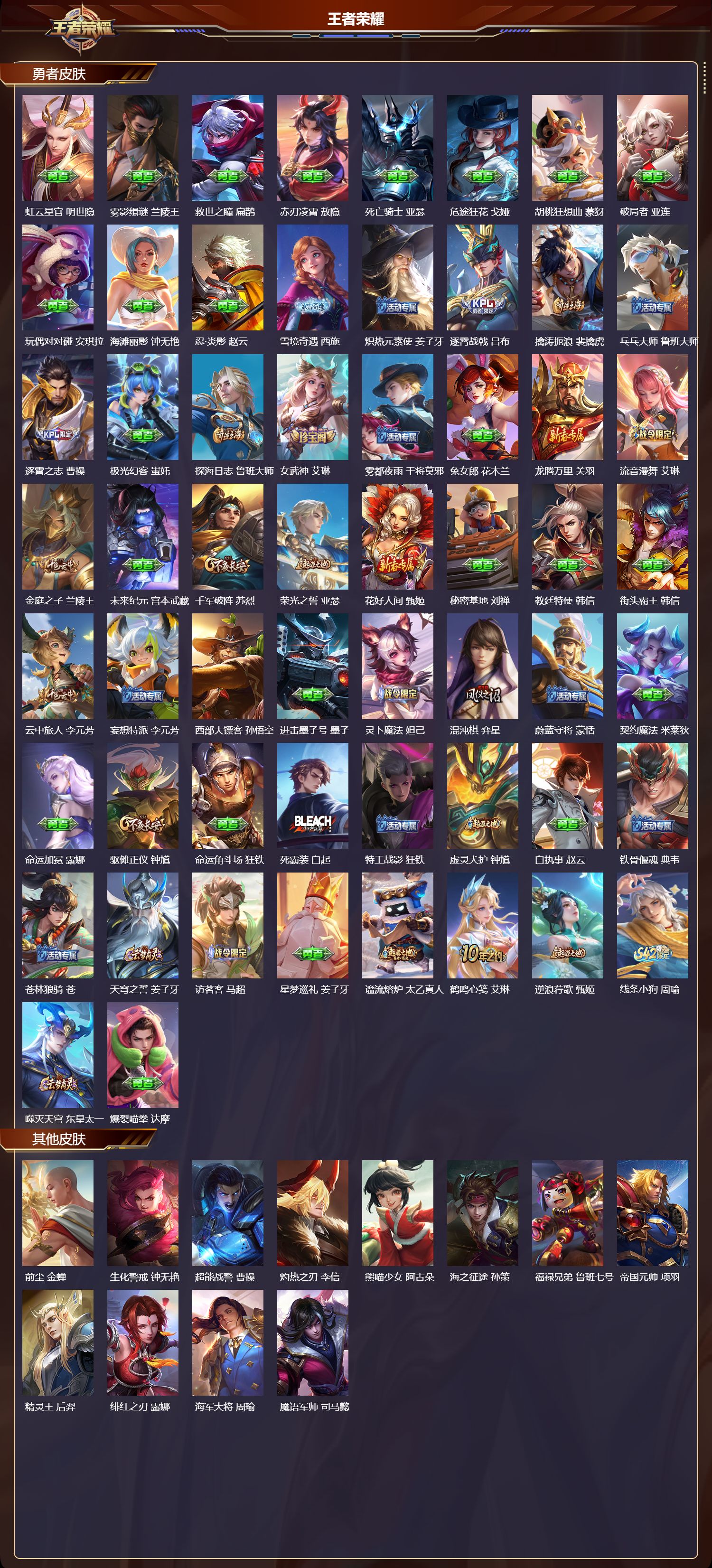 WZMK4305967王者荣耀账号详情图3