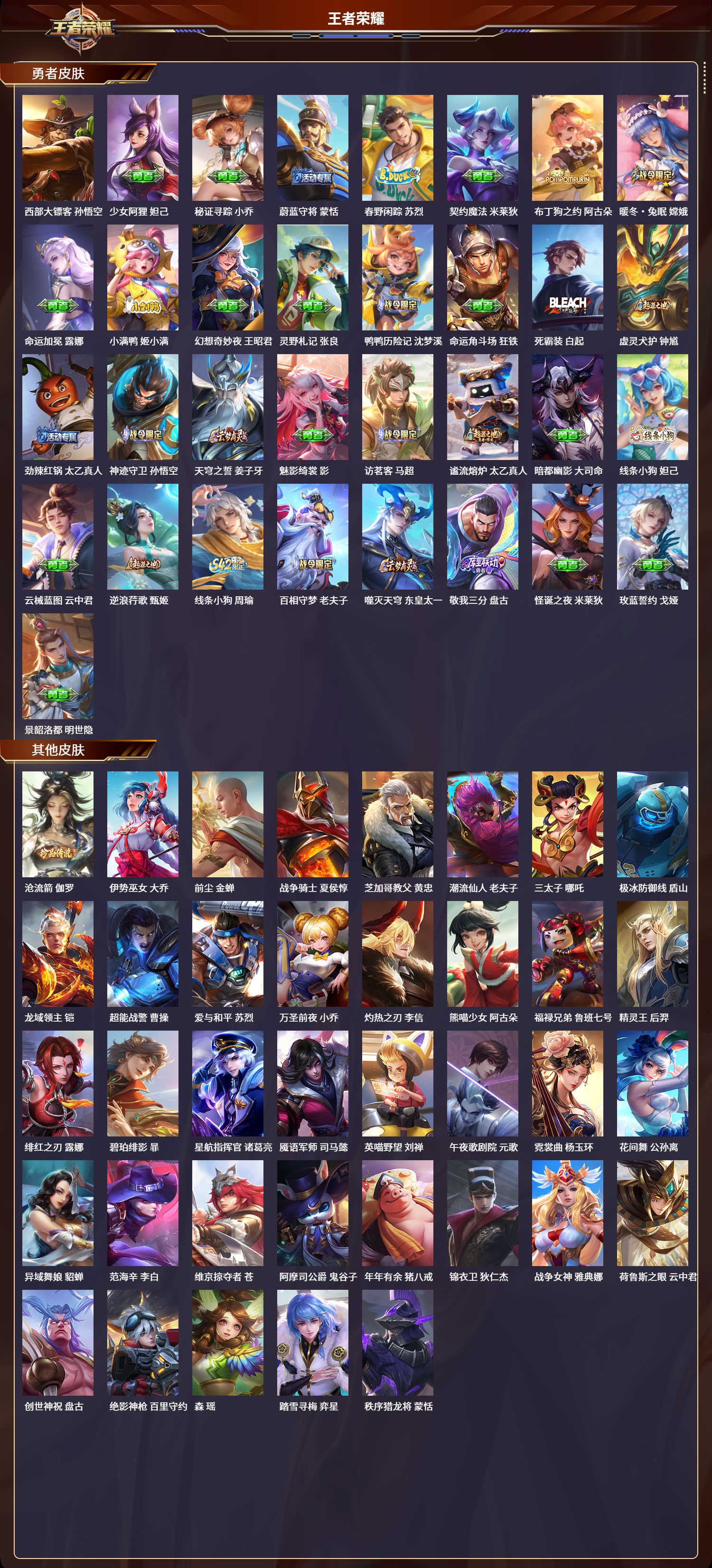 WZLX4305566王者荣耀账号详情图4 WZLX4305566王者荣耀账号详情图4