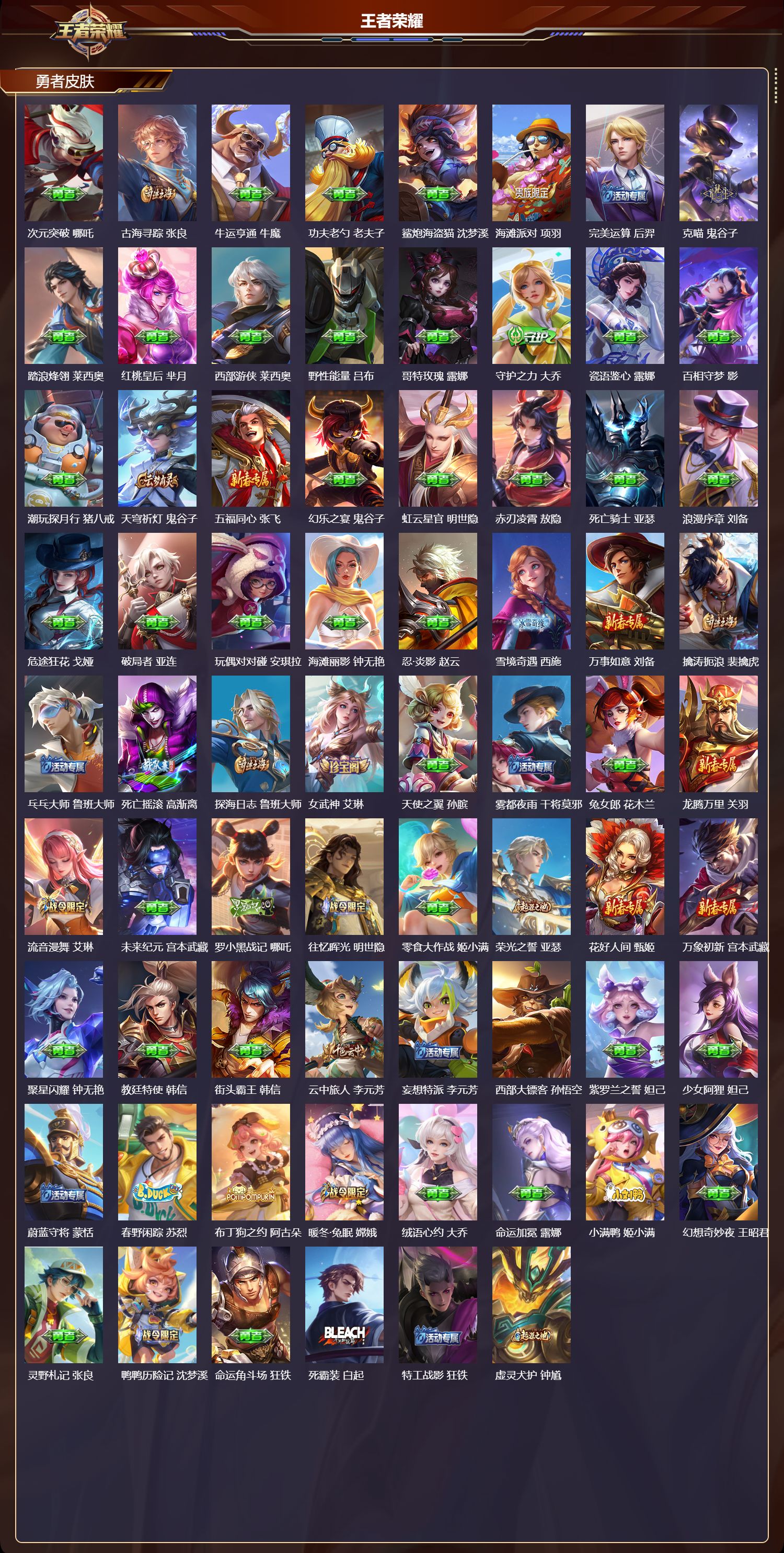 WZQM4305650王者荣耀账号详情图4