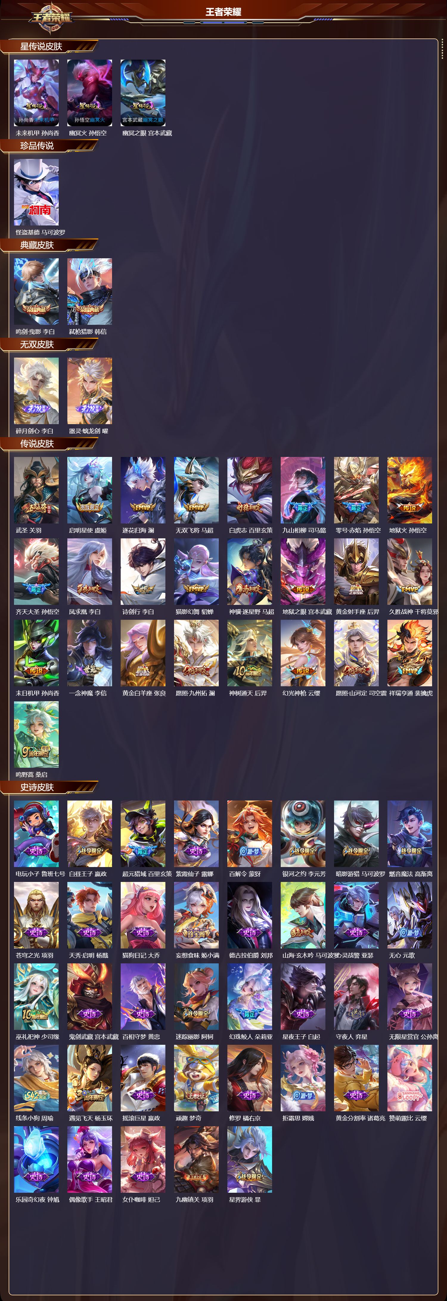 WZQM4305974王者荣耀账号详情图2