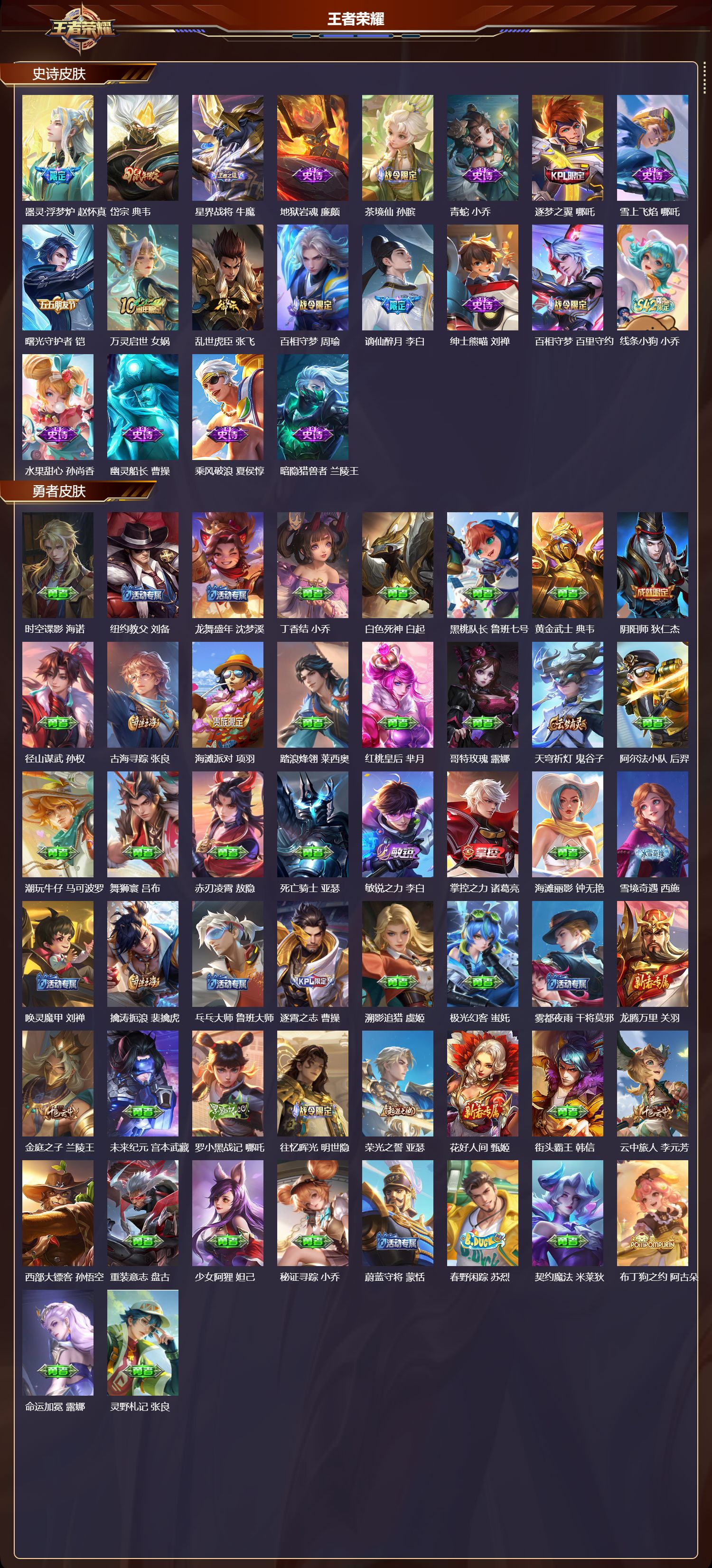 WZMK4308932王者荣耀账号详情图2