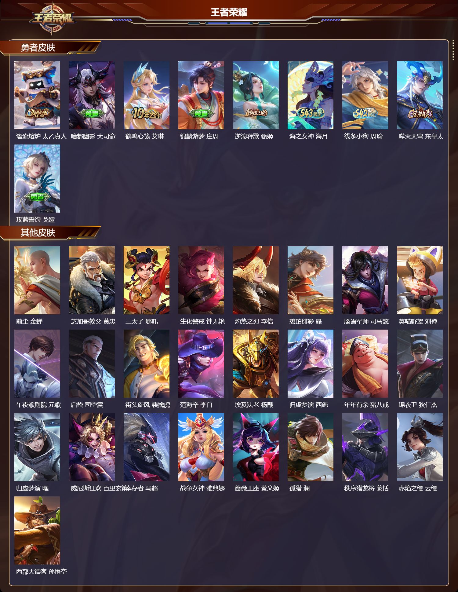 WZMK4308652王者荣耀账号详情图2