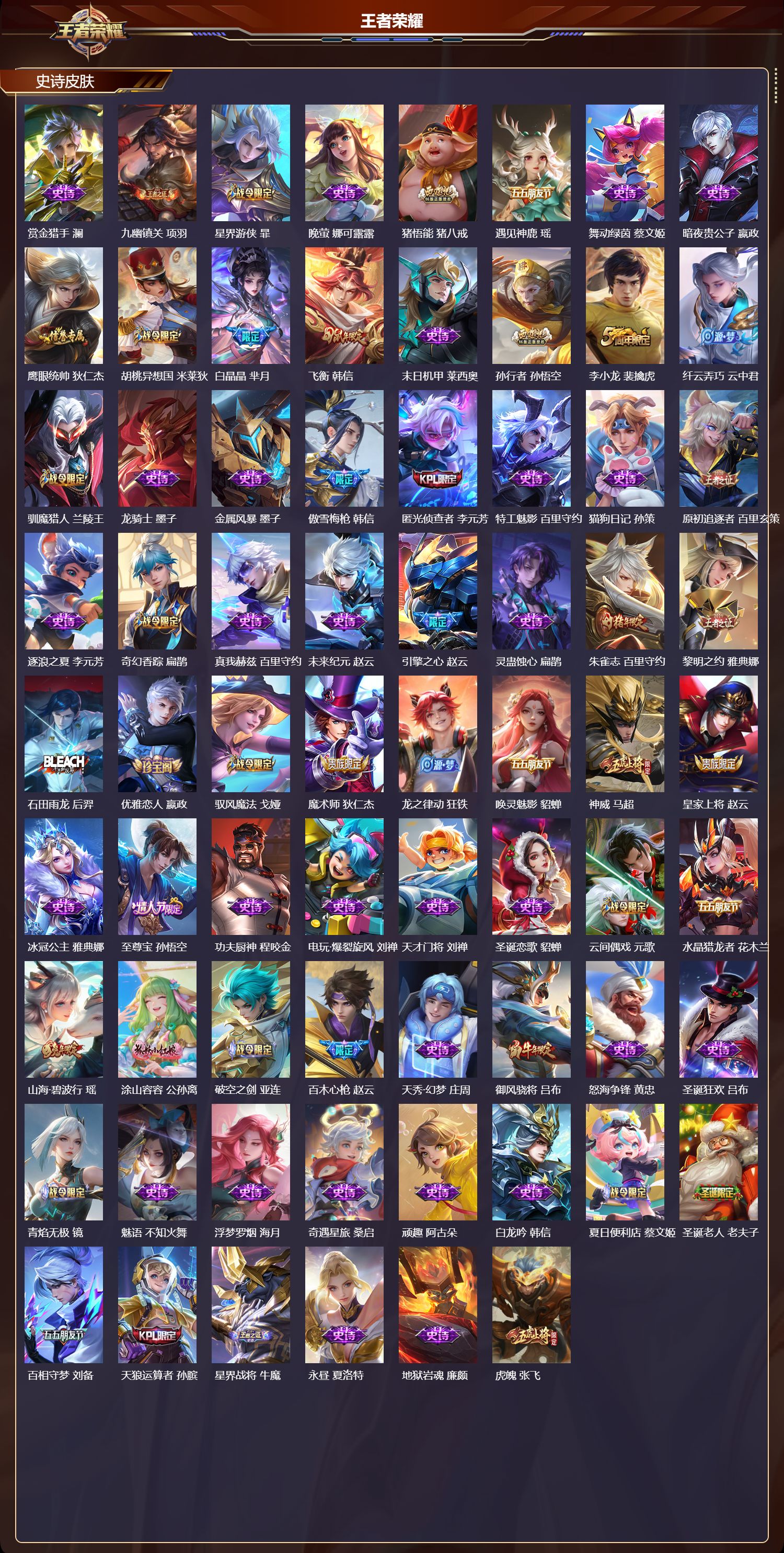 WZQM4308676王者荣耀账号详情图4 WZQM4308676王者荣耀账号详情图4