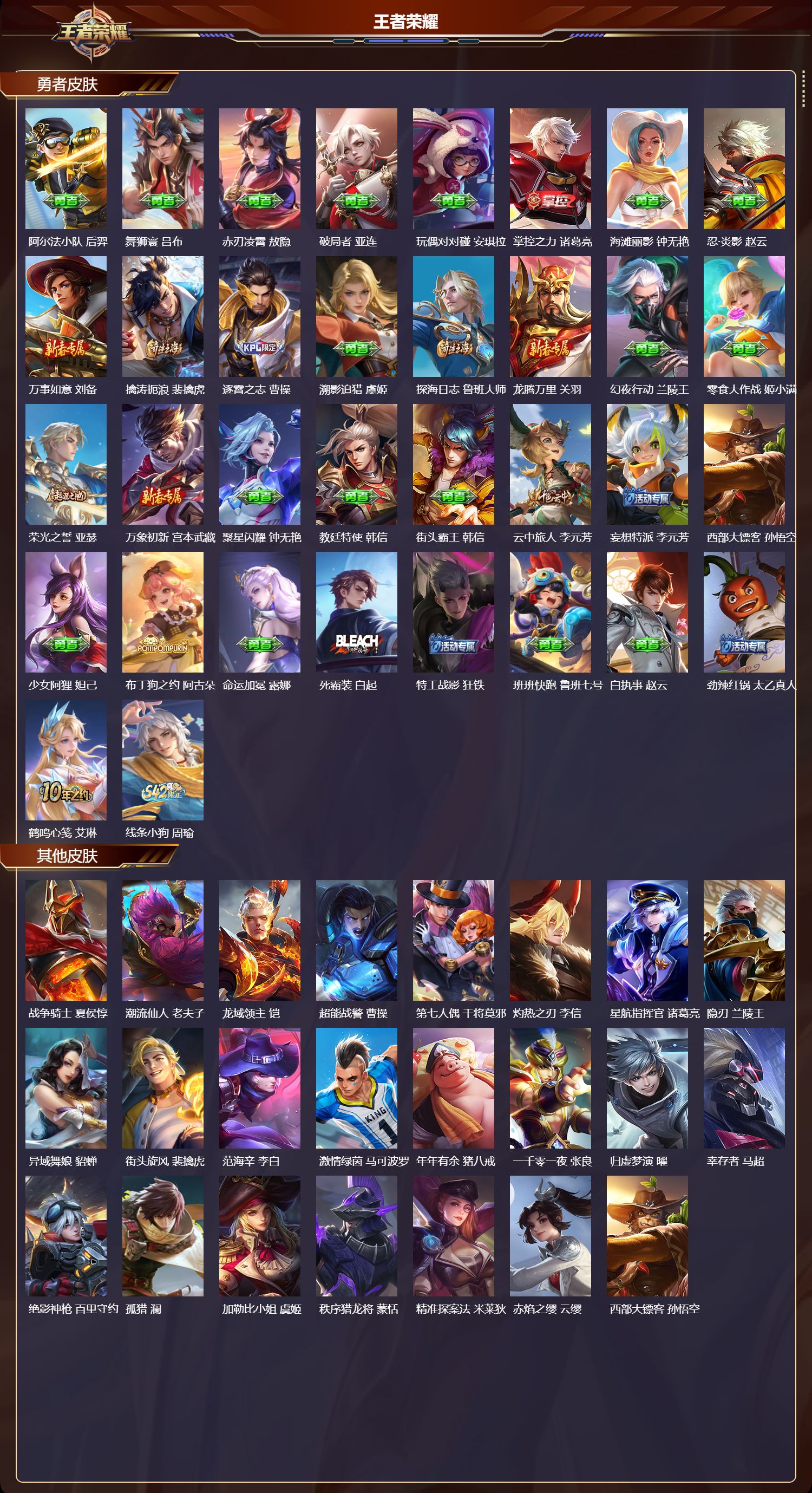 WZMK4308649王者荣耀账号详情图2