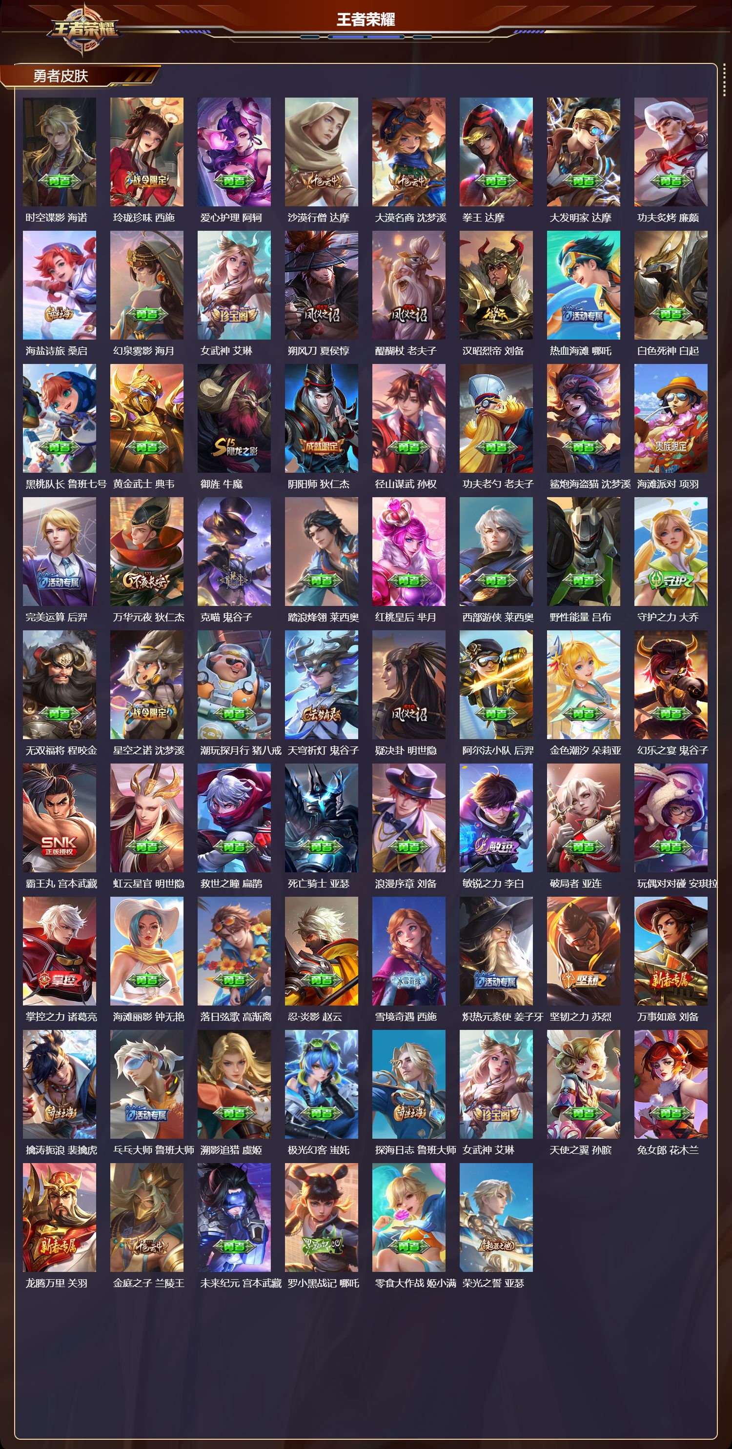 WZQM4308565王者荣耀账号详情图3