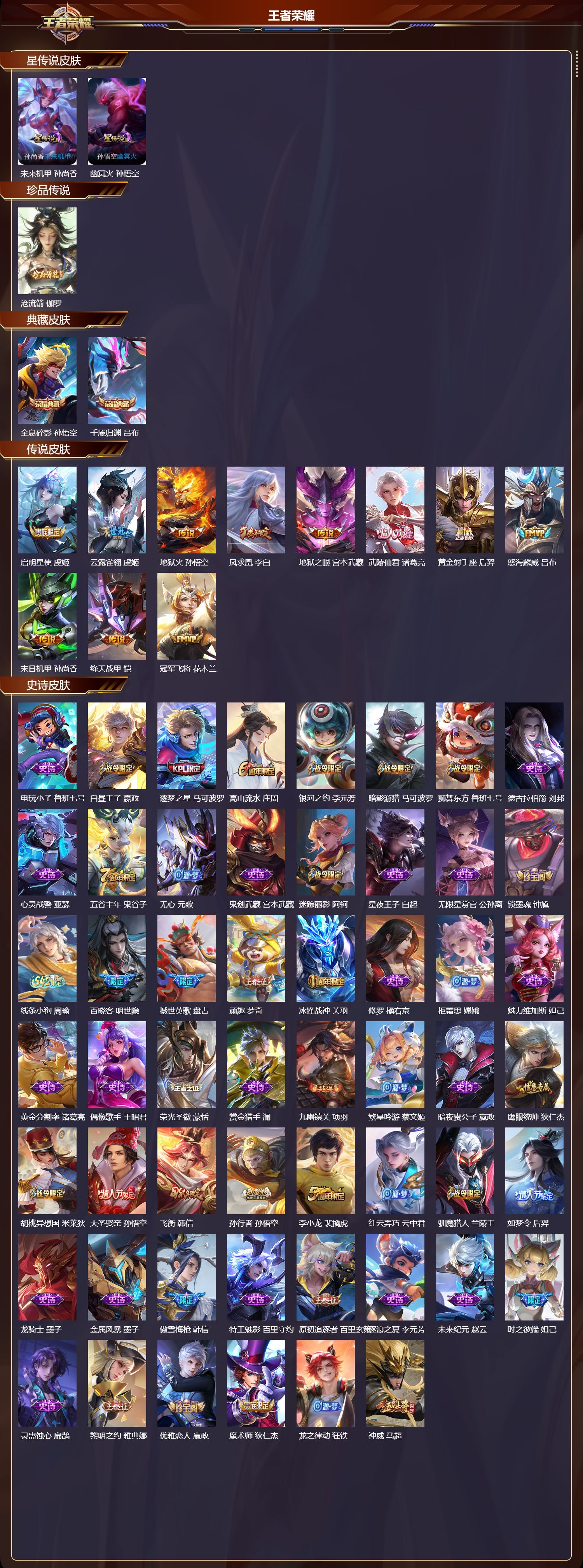 WZQM4308672王者荣耀账号详情图2 WZQM4308672王者荣耀账号详情图2