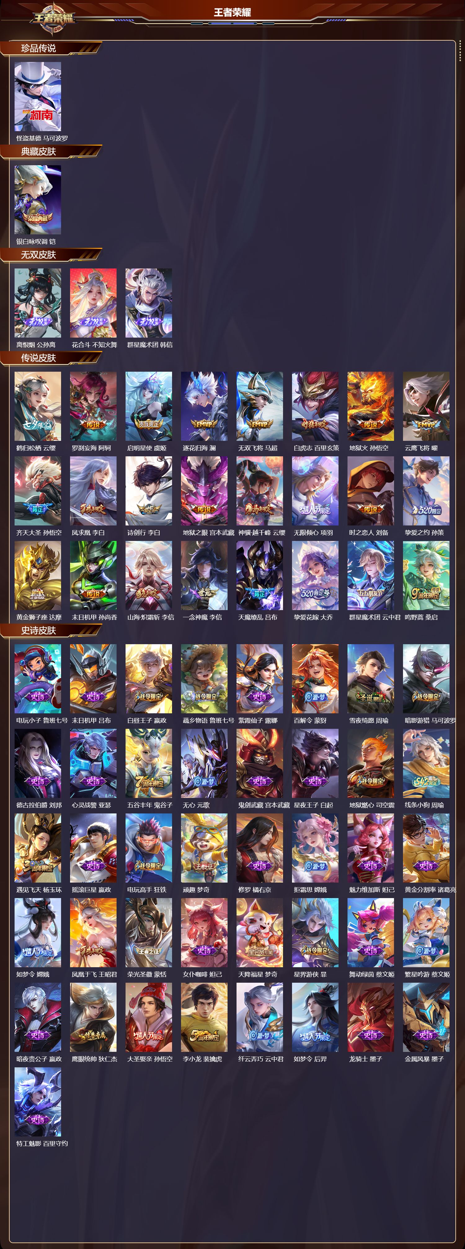 WZCMW4327659王者荣耀账号详情图5