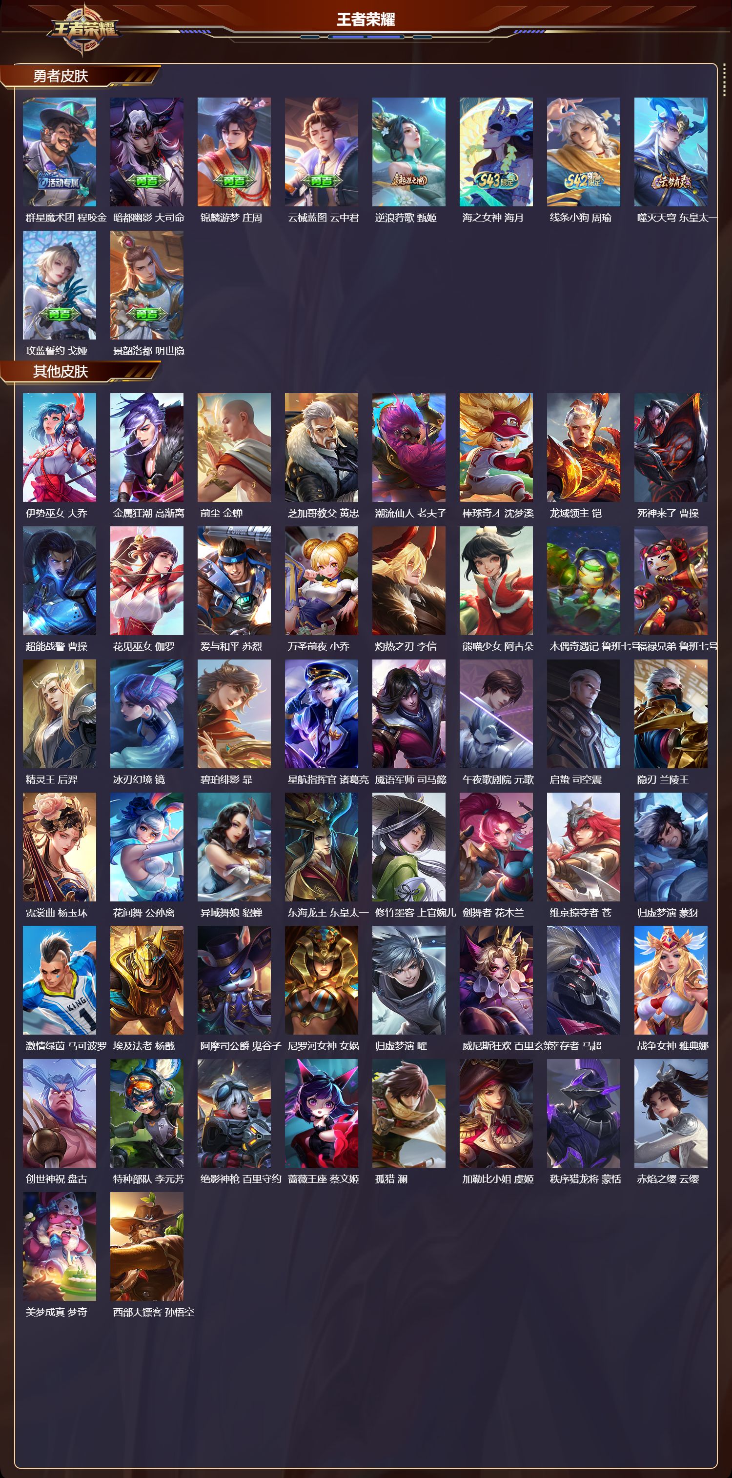 WZMK4308740王者荣耀账号详情图4